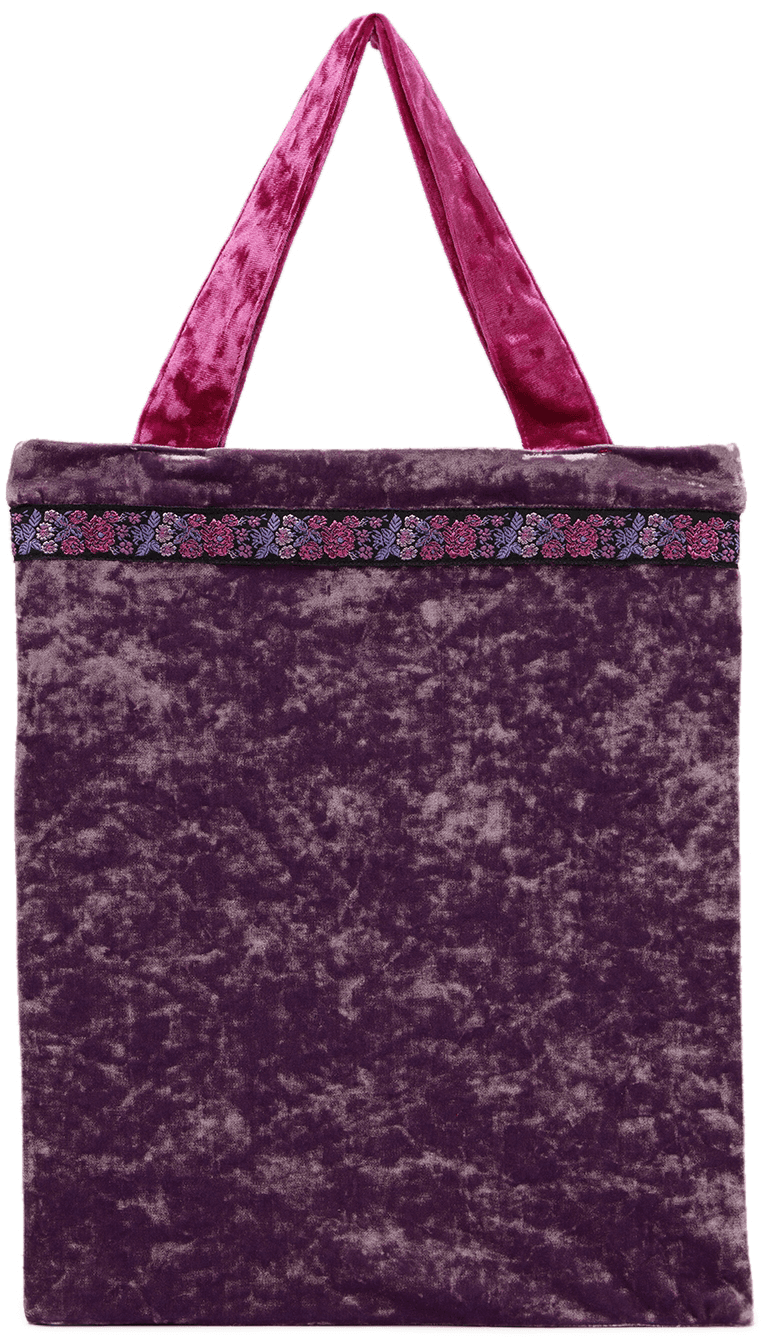 SSENSE Exclusive Kids Purple Halloween Tote - Image 1