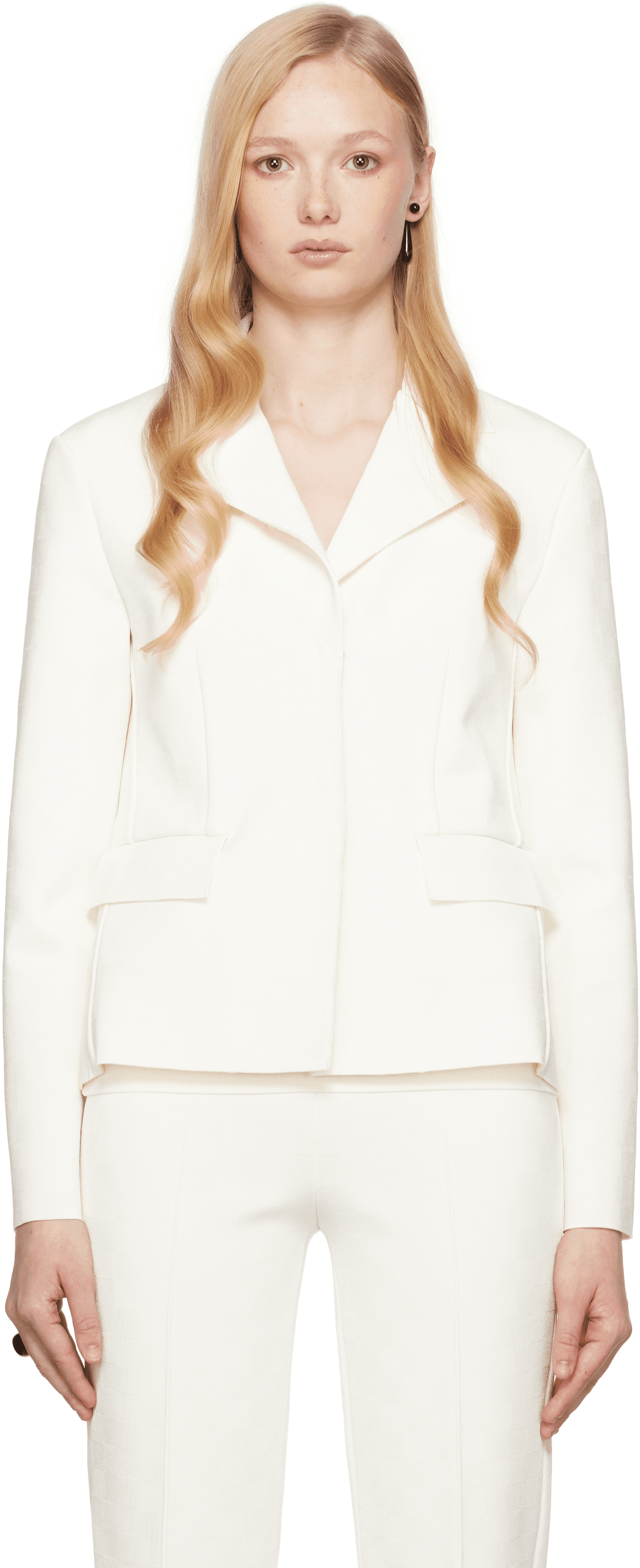 SSENSE Exclusive Bridal Capsule NSFW Lola Blazer - Image 1