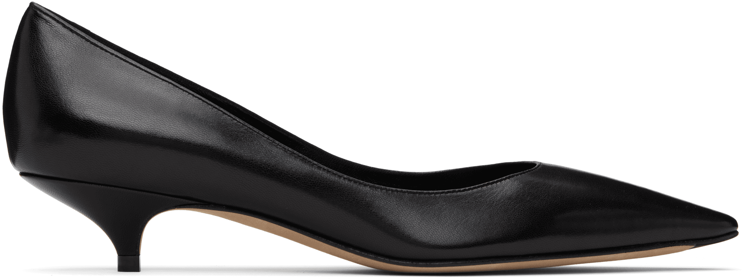 Black Liisa Kitten Two Heels - Image 1