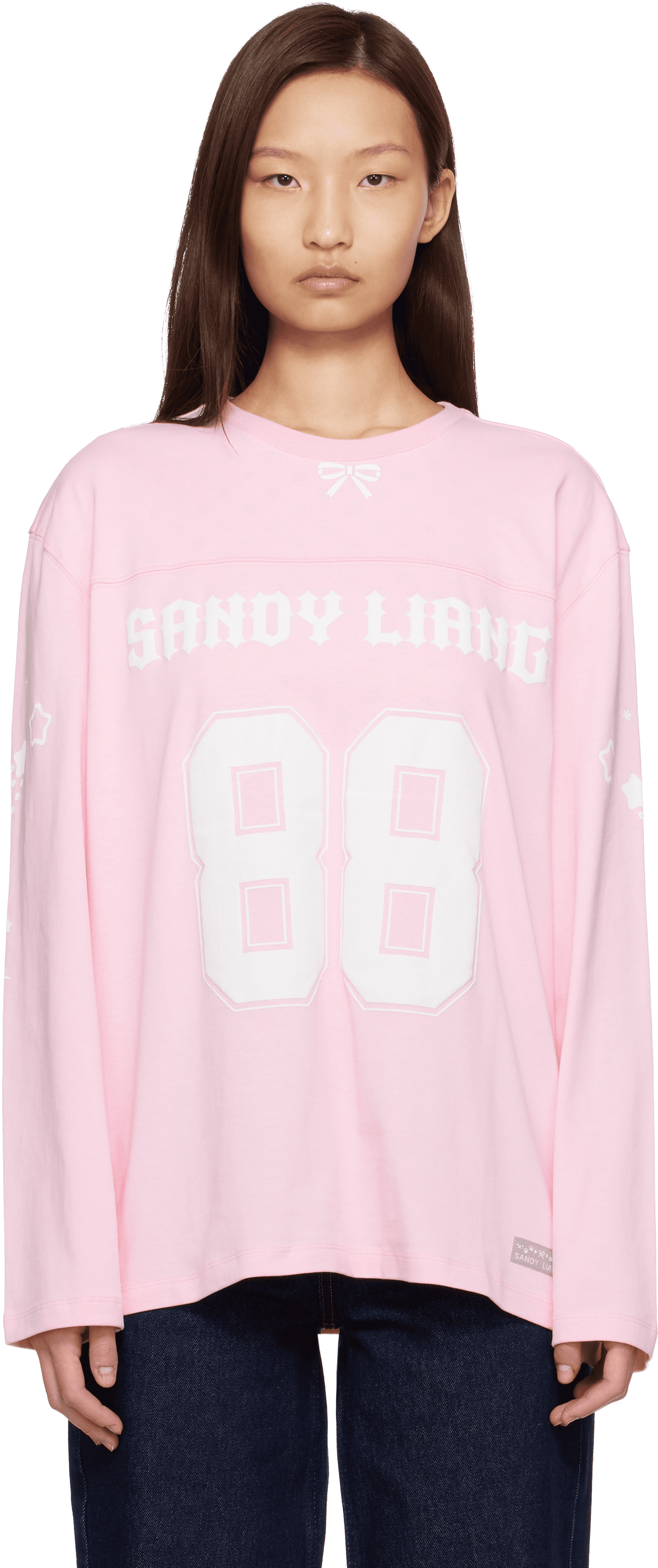 Pink Princeton Long Sleeve T-shirt - Image 1