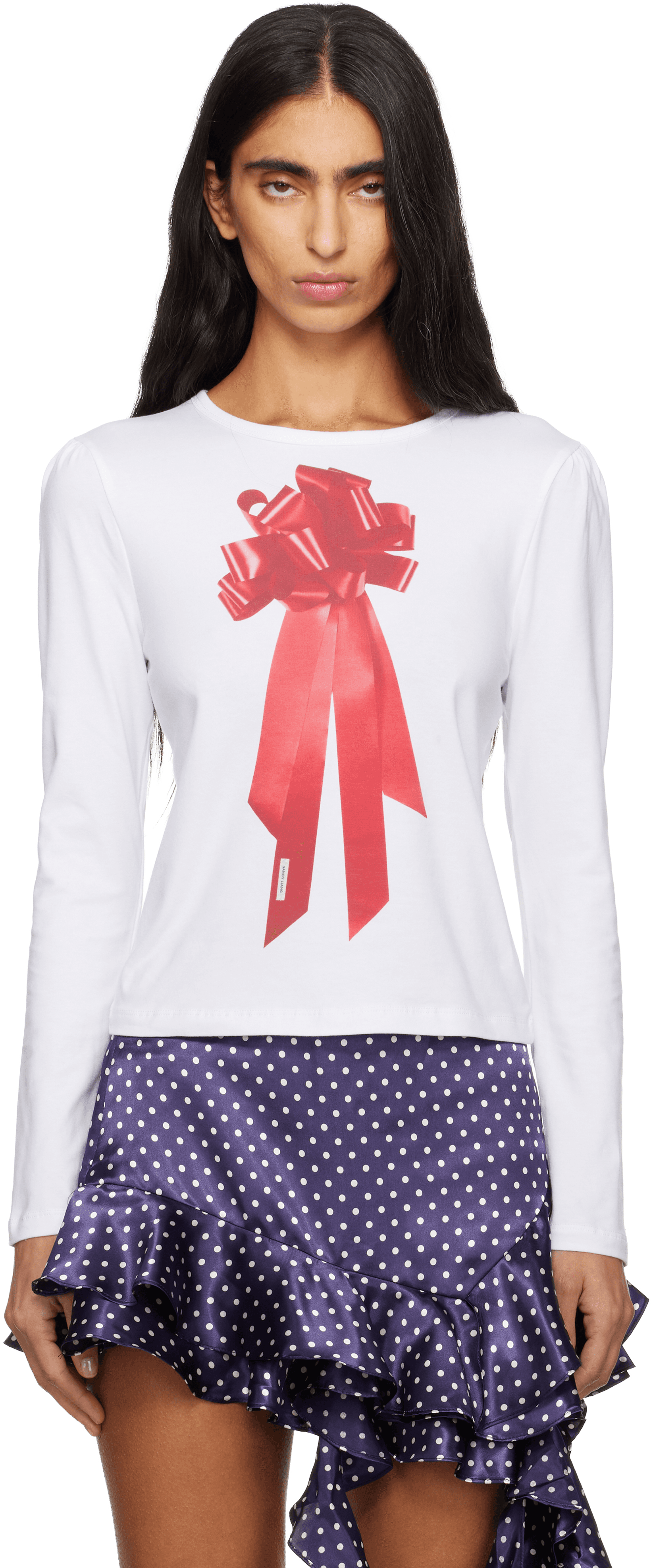 White Present Nap T-shirt - Image 1