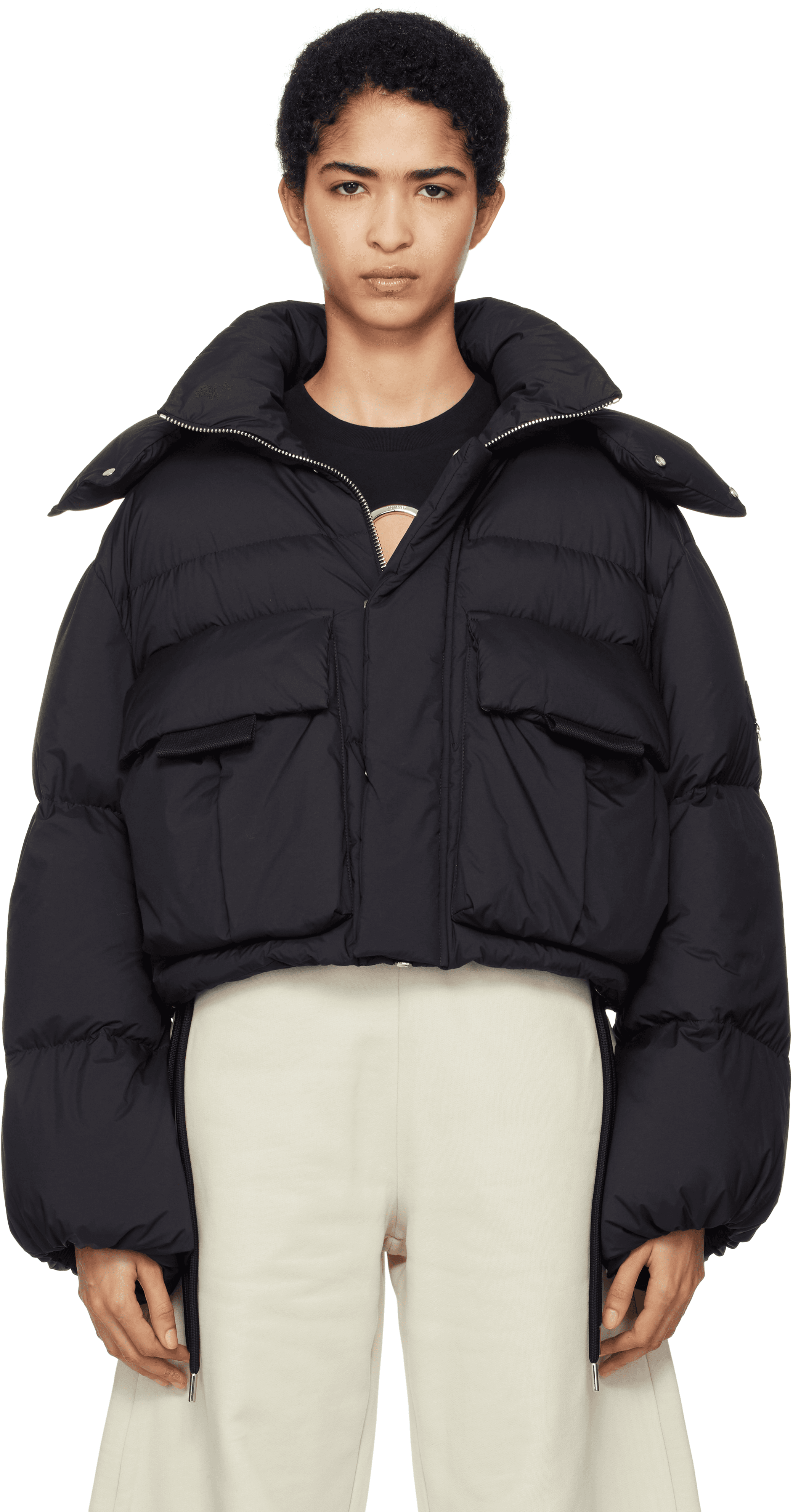Moncler x Willow Smith Black Kar Down Jacket - Image 1