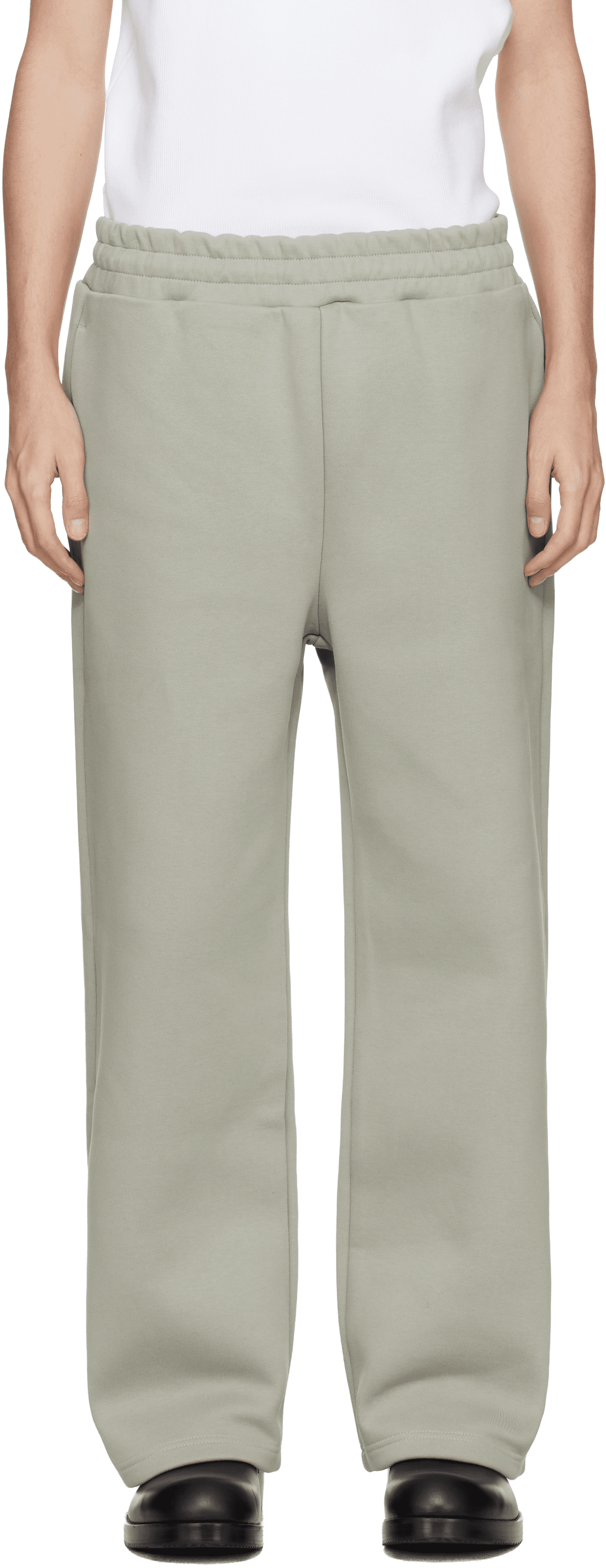 Gray V2 Stacks Sweatpants - Image 1