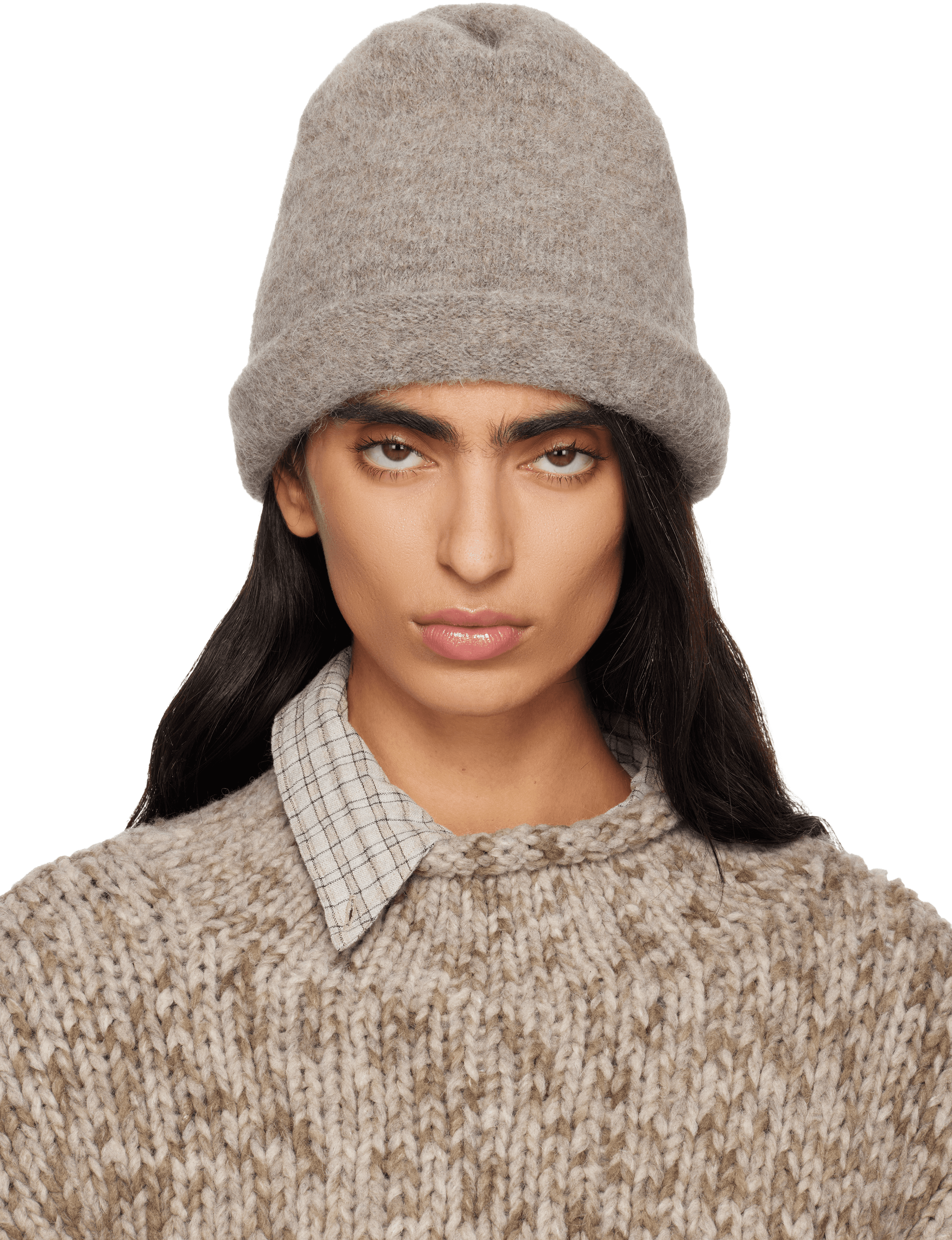 Gray Knot Beanie - Image 1