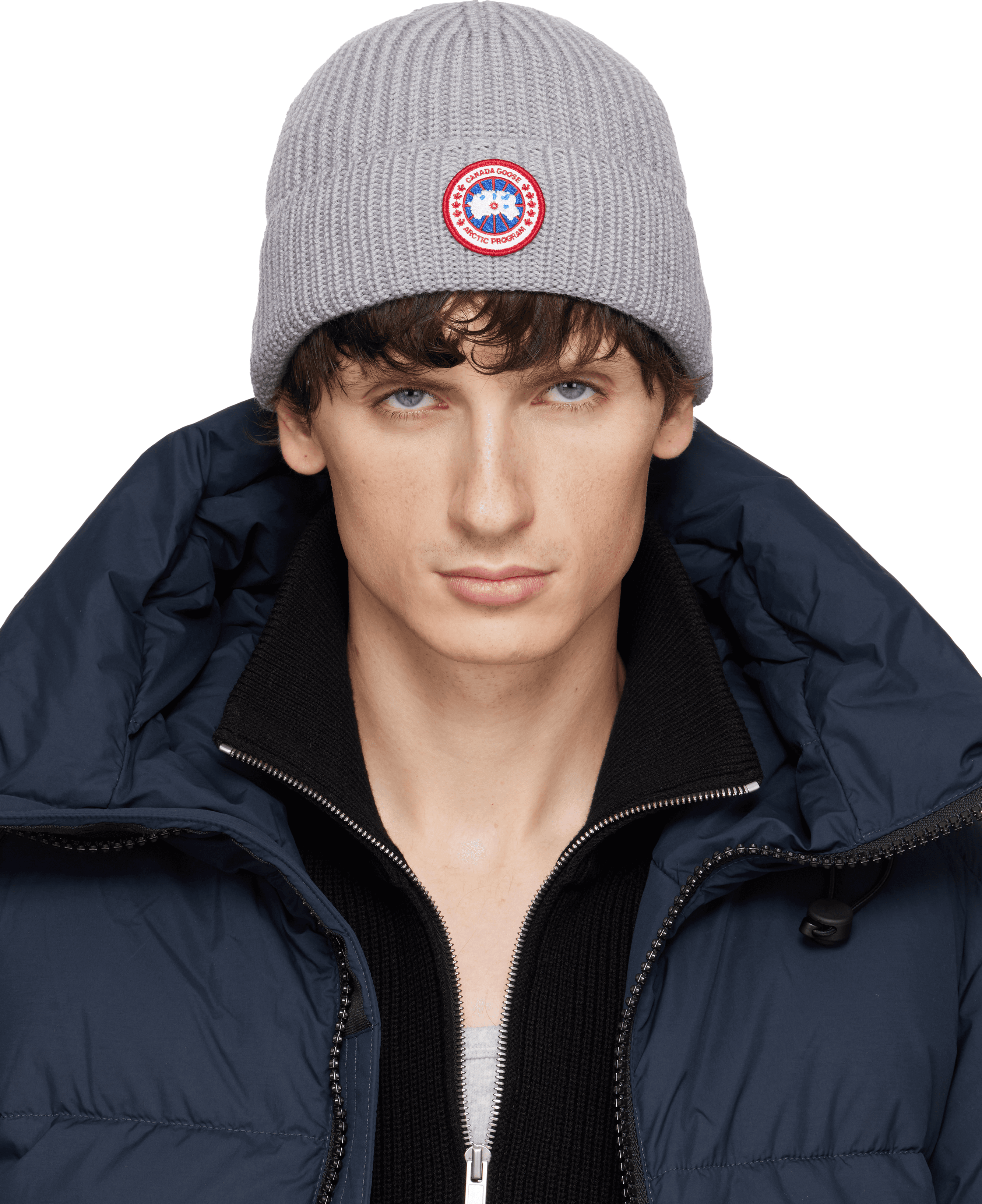 Gray Rib Beanie - Image 1