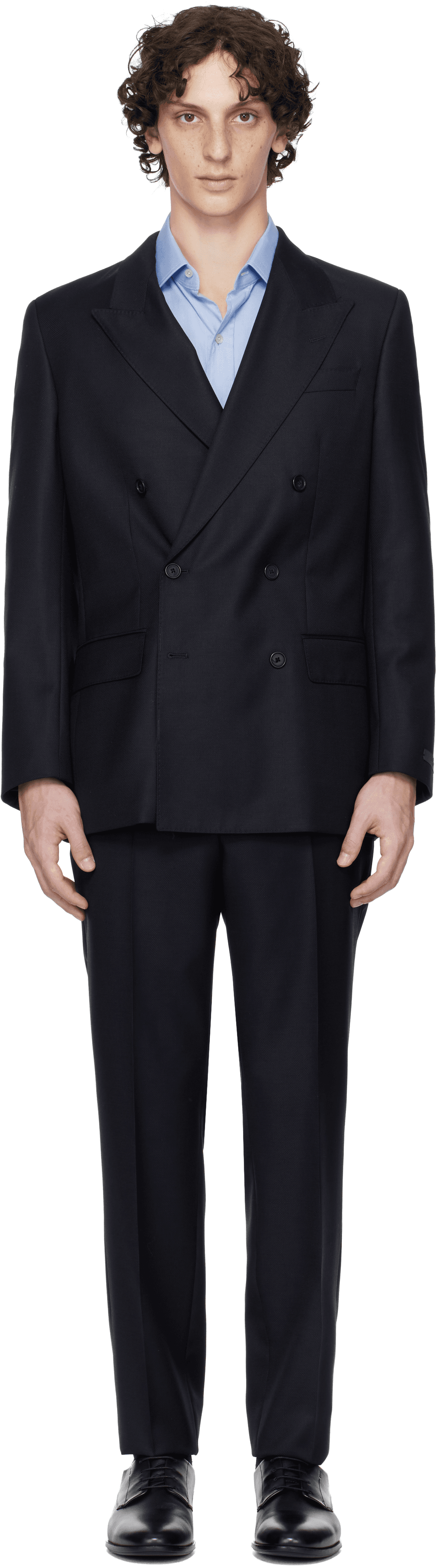 Navy BECKHAM Edition Slim-Fit Suit - Image 1