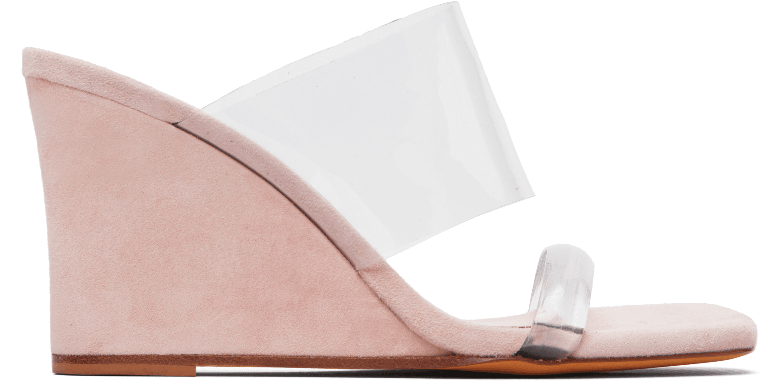 Pink Olympia Wedge Heeled Sandals - Image 1