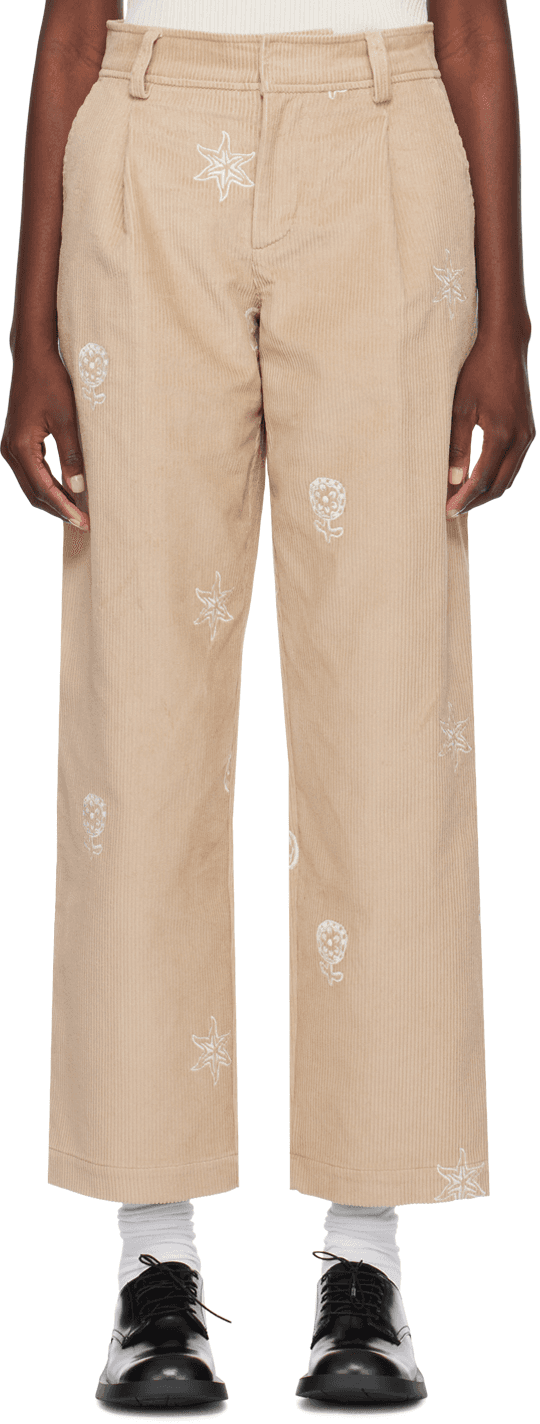 Beige Aidan Trousers - Image 1