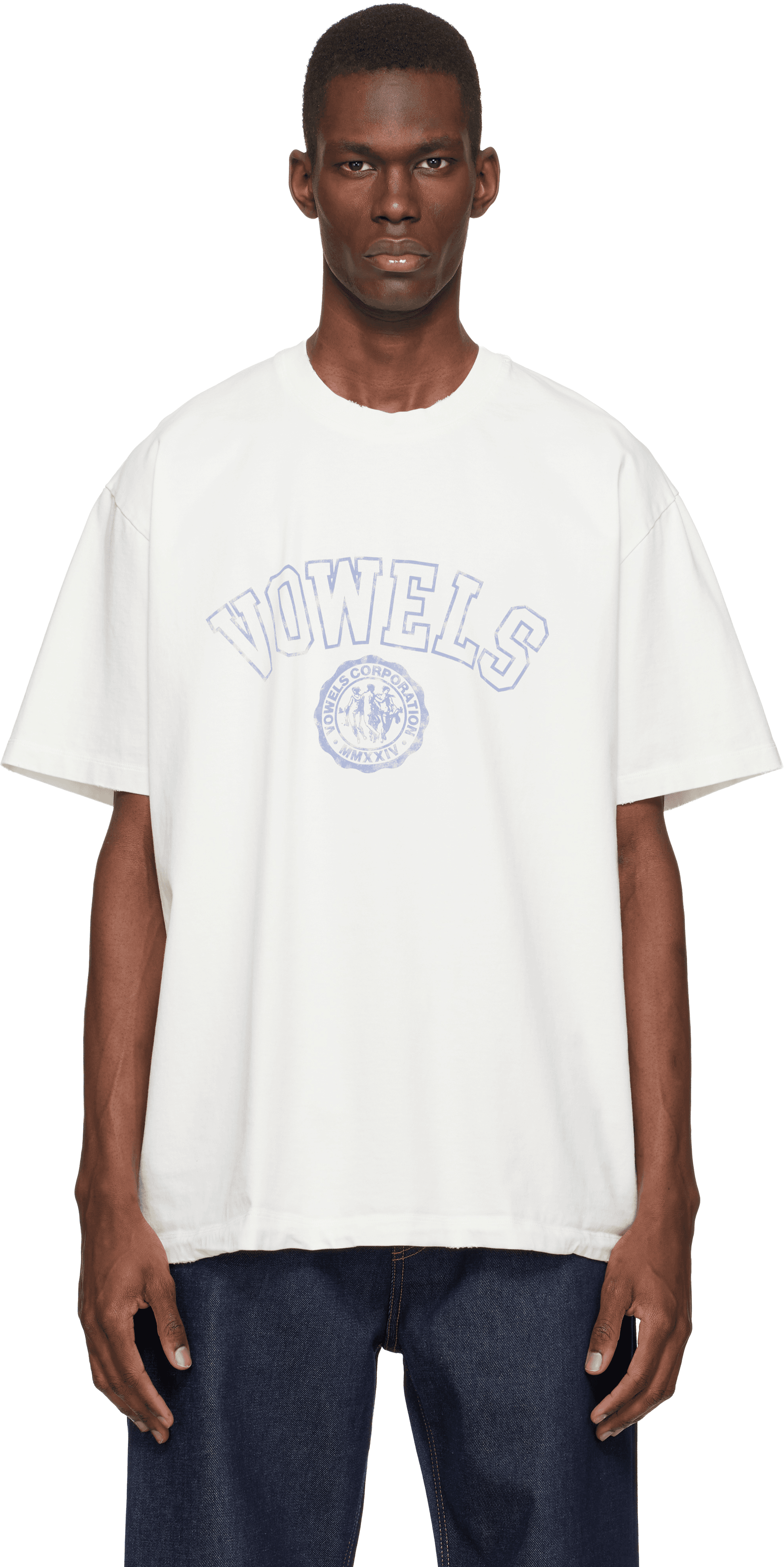Off-White Faded Collegiate T-shirt - Image 1