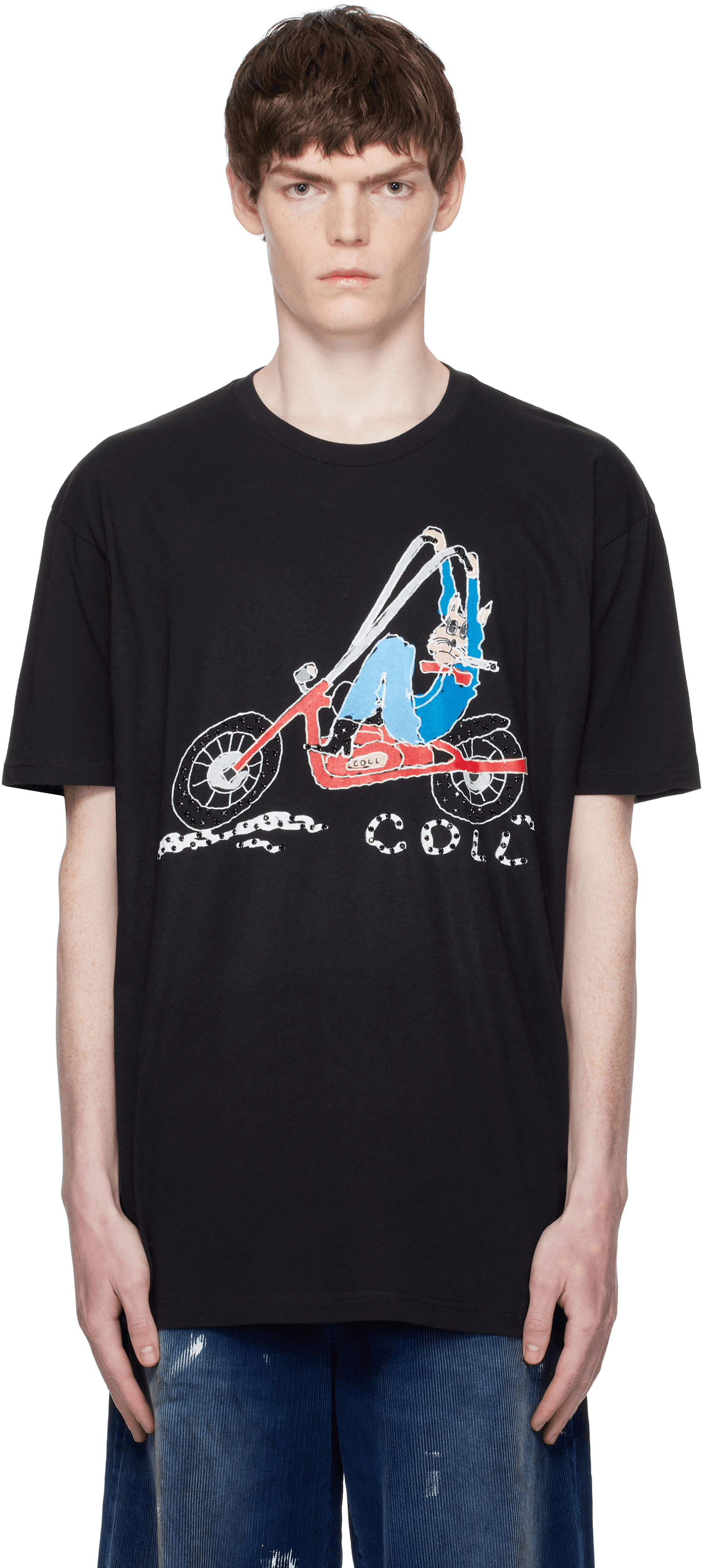 Black Freddy Chopper Cout Rider T-shirt - Image 1