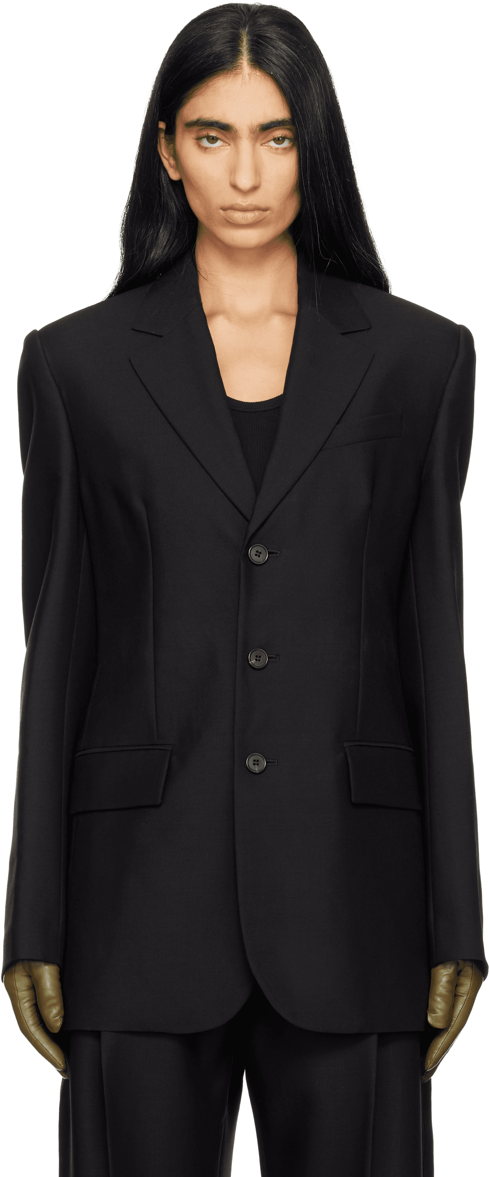 Black Light Longline Blazer - Image 1