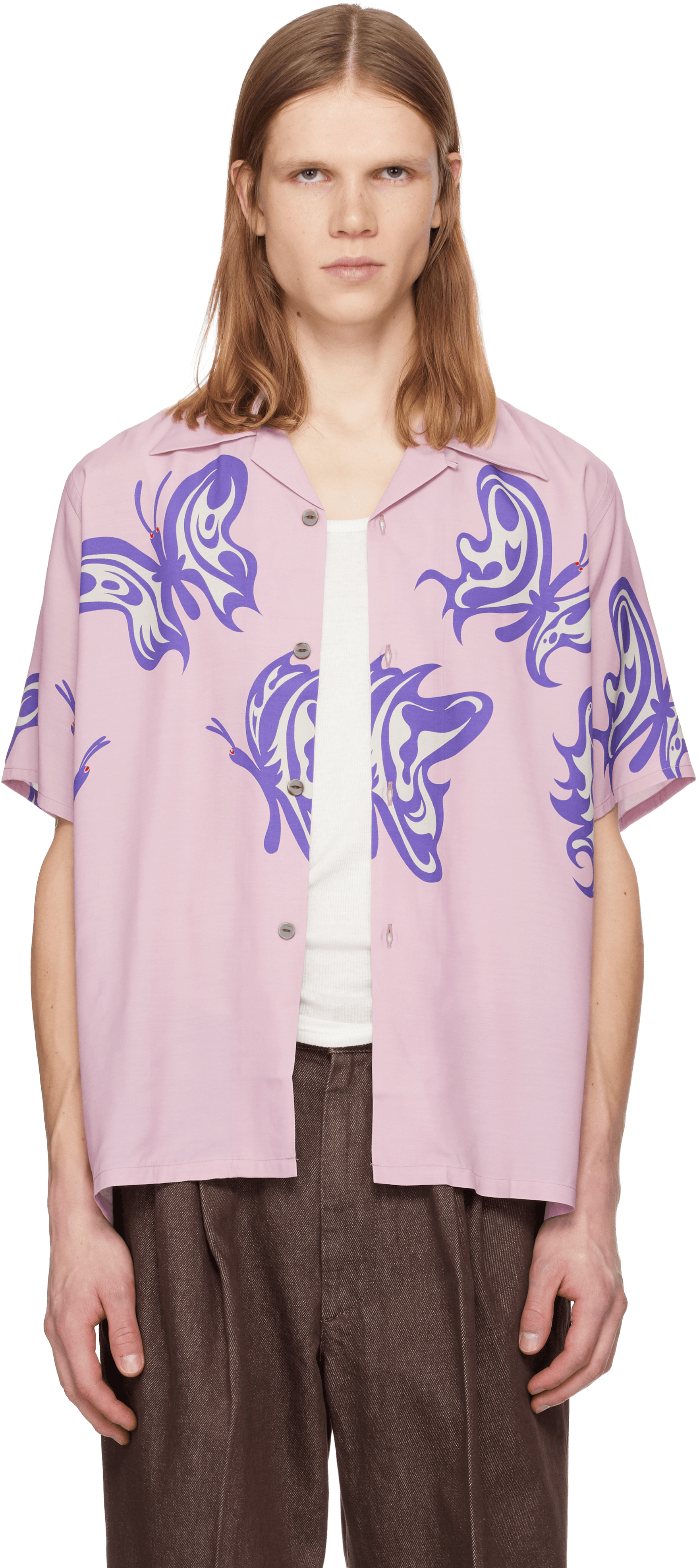 Pink Kae Tanaka Edition S/S One-Up Shirt - Image 1