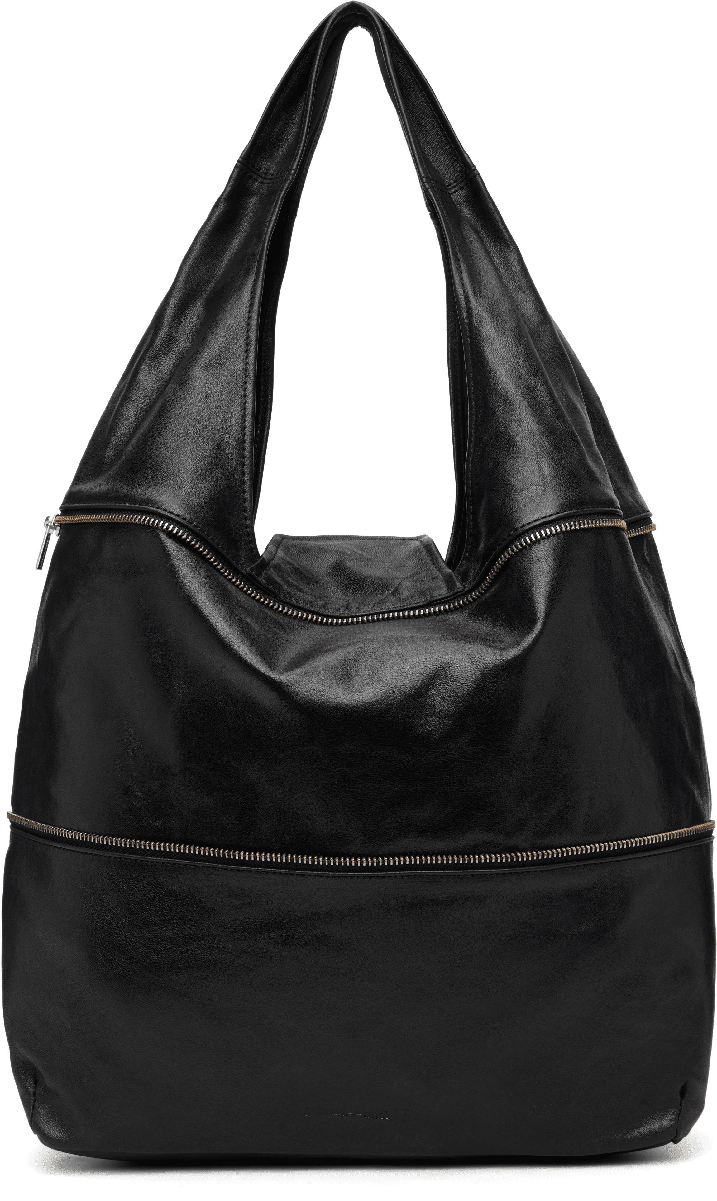 Black Riba Zip Bag - Image 1