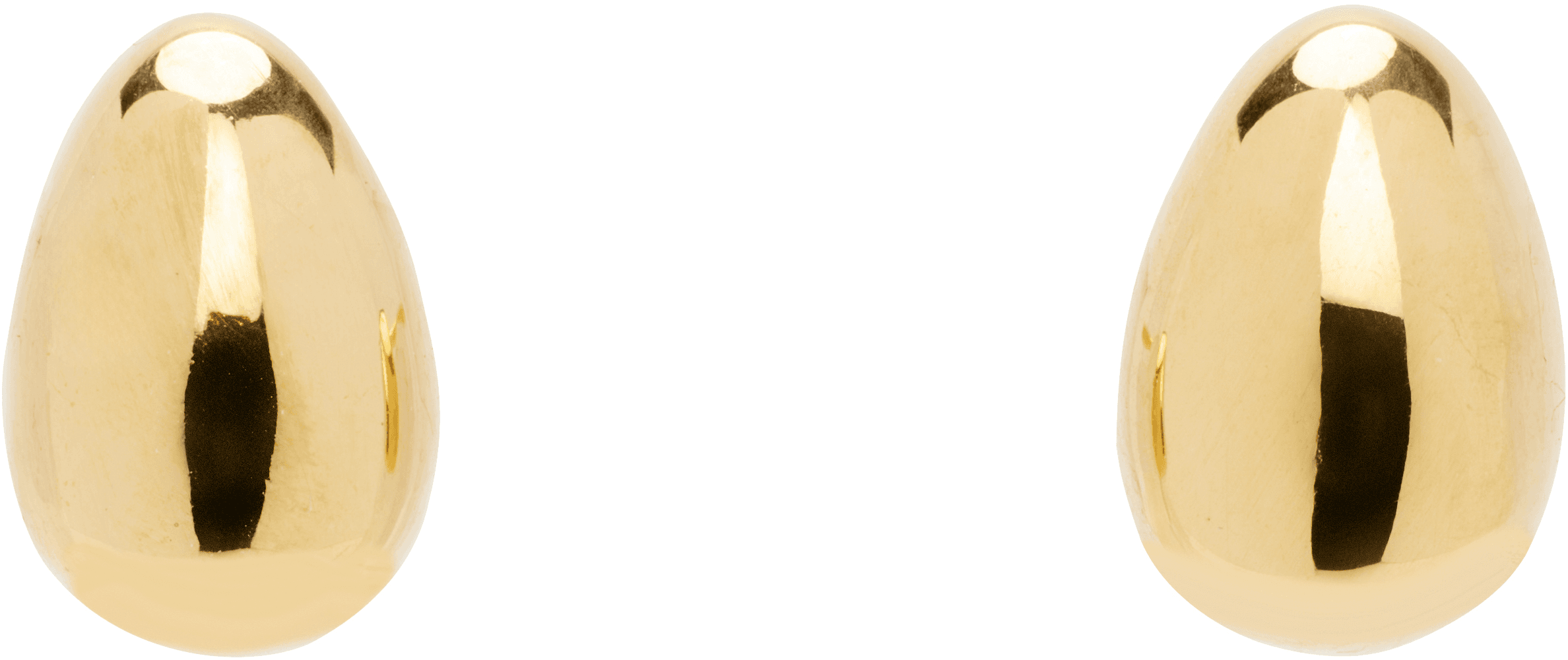 Tiny Egg Stud Earrings - Image 1