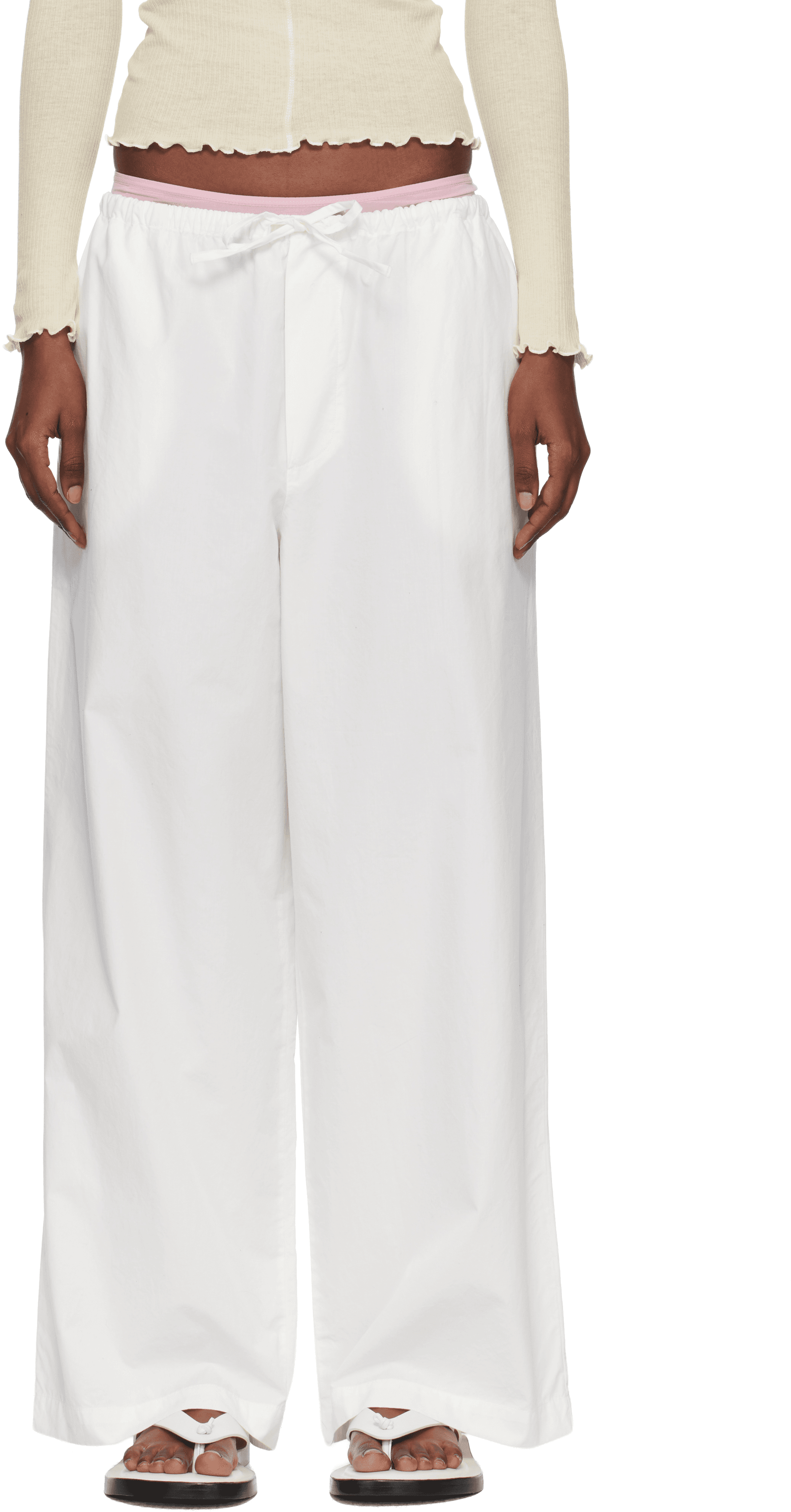 White Kolla Lounge Pants - Image 1