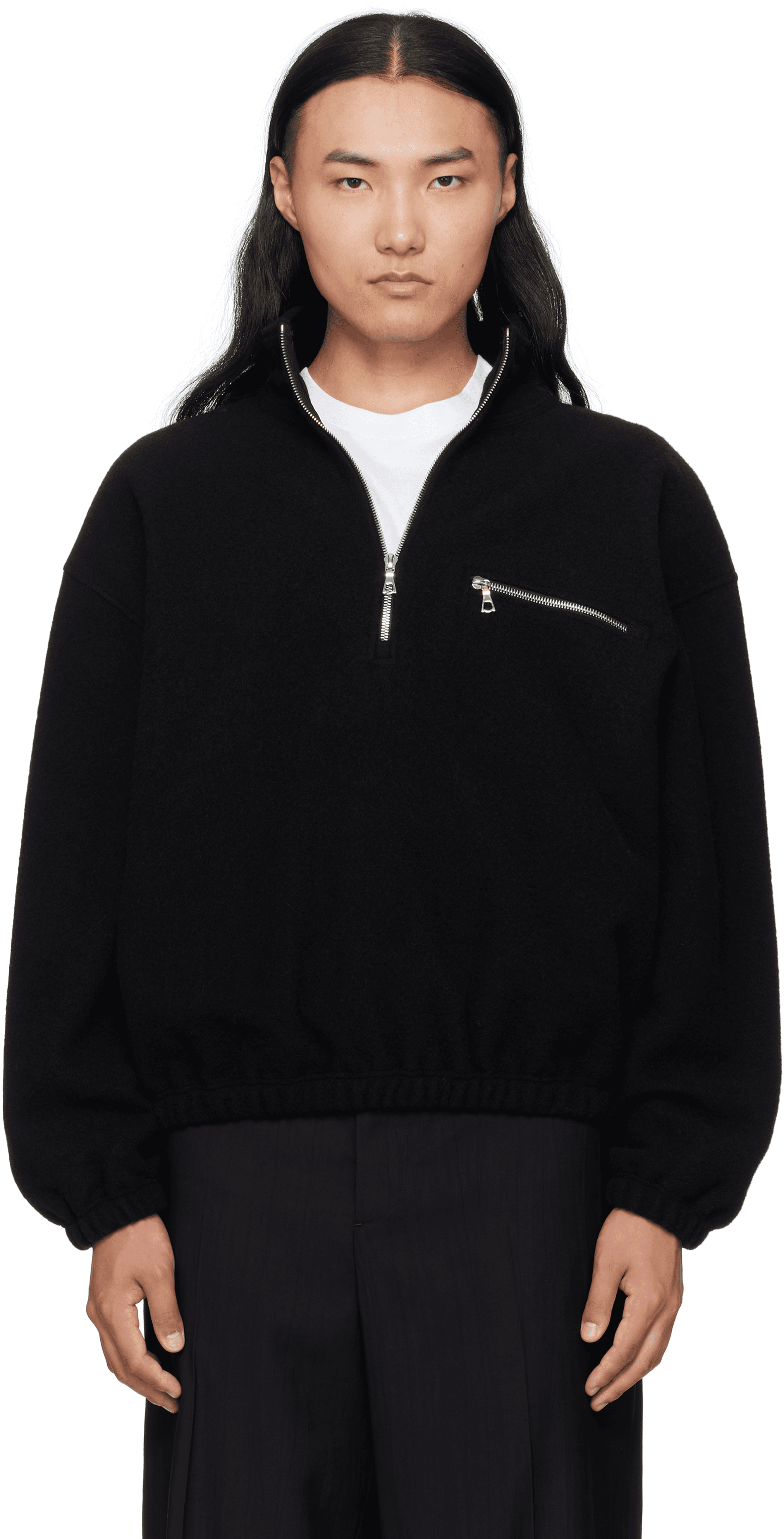 Black Fleece Sweater - Image 1