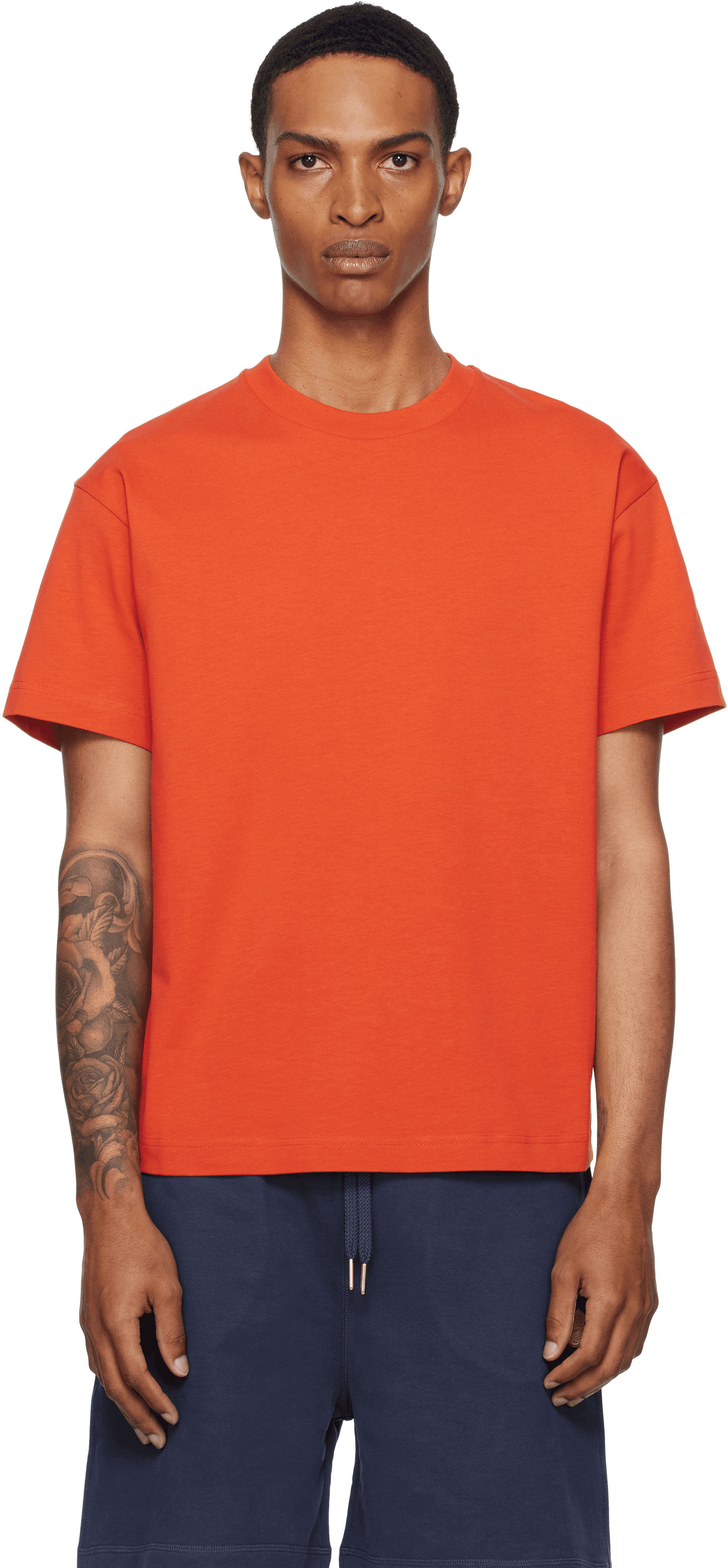 Moncler x Gilga Farm Orange Short Sleeve T-shirt - Image 1
