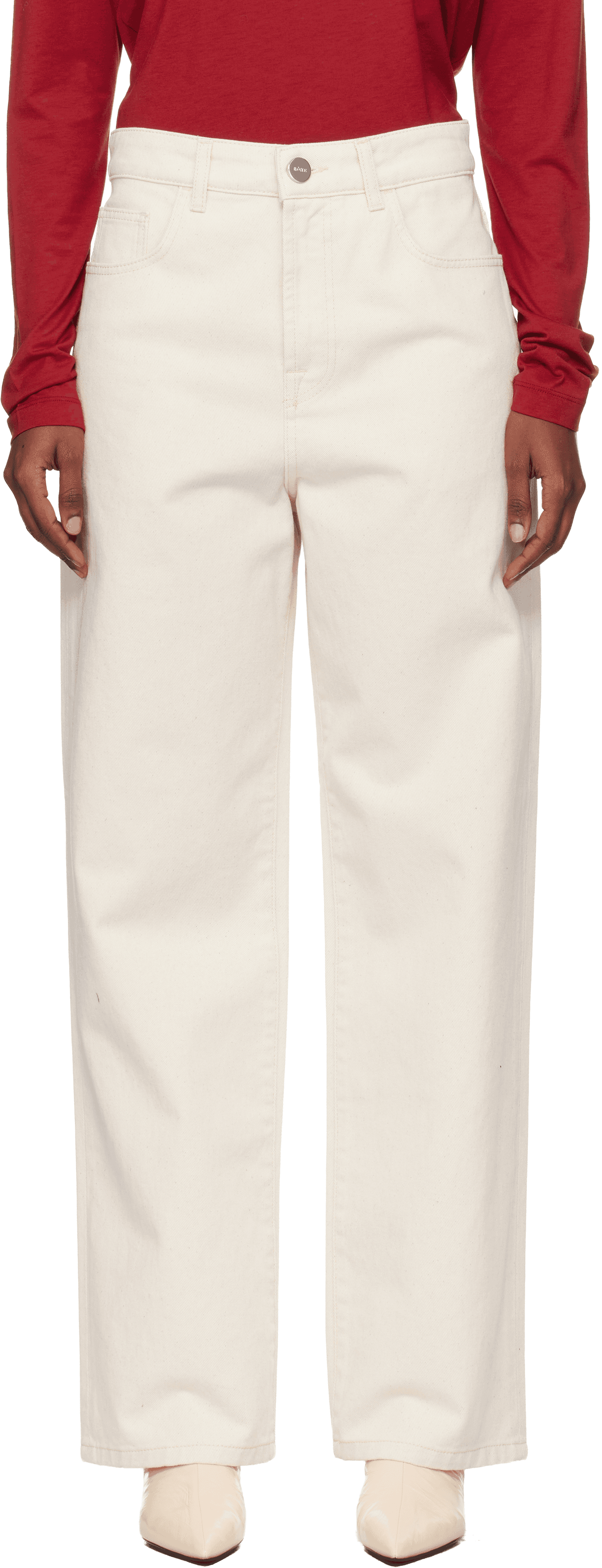 Off-White Baggy Fit Jeans - Image 1