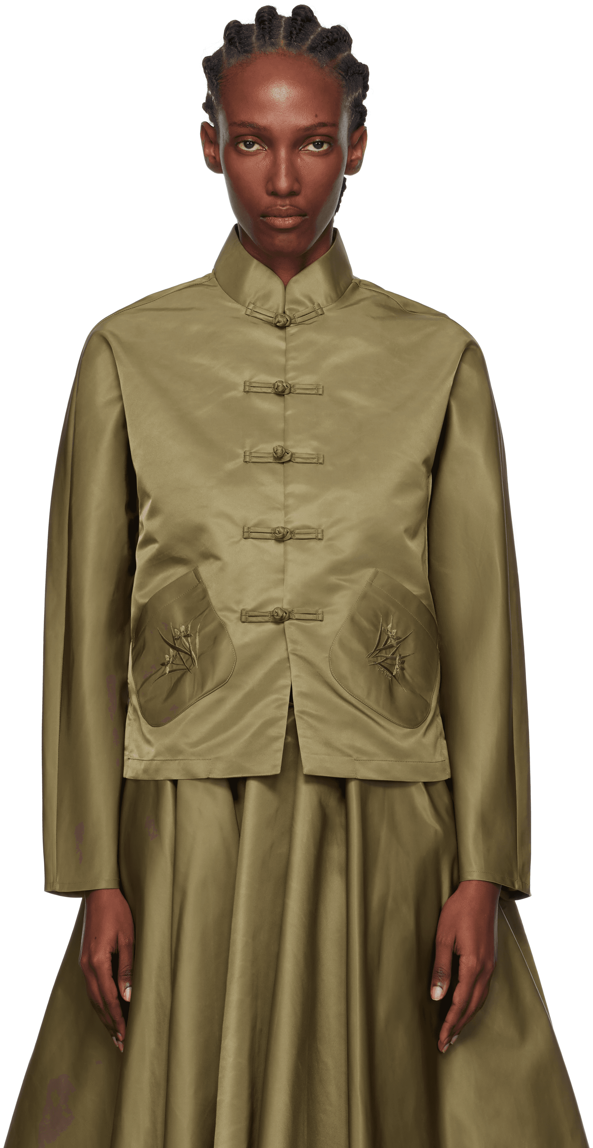 Khaki Tang Shirt Jacket - Image 1
