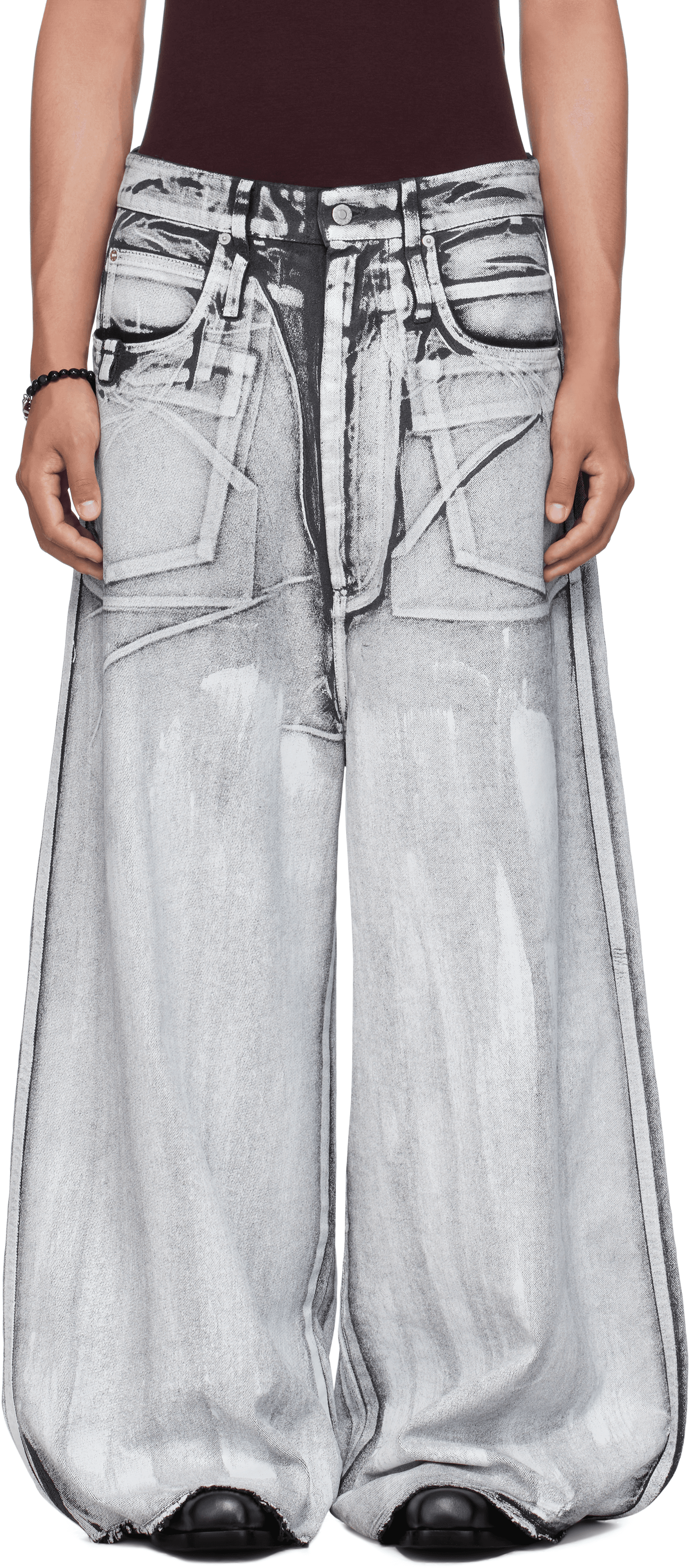 Gray Radiation Dumpster Jeans - Image 1