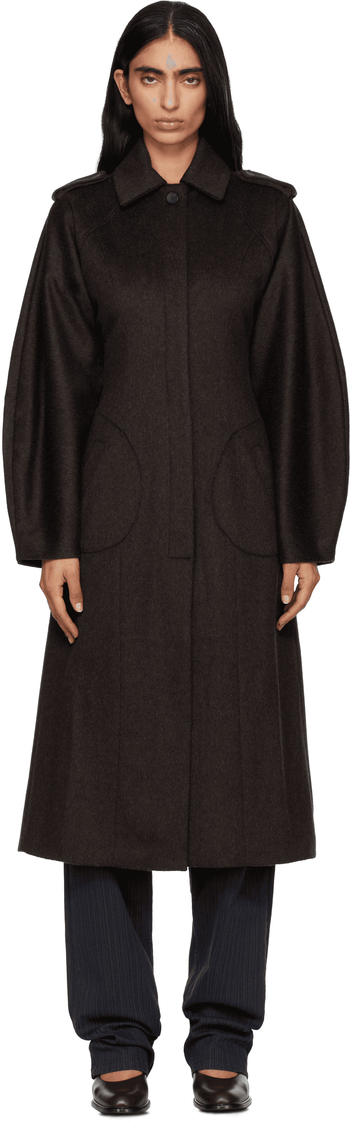 Brown Isabel Coat - Image 1