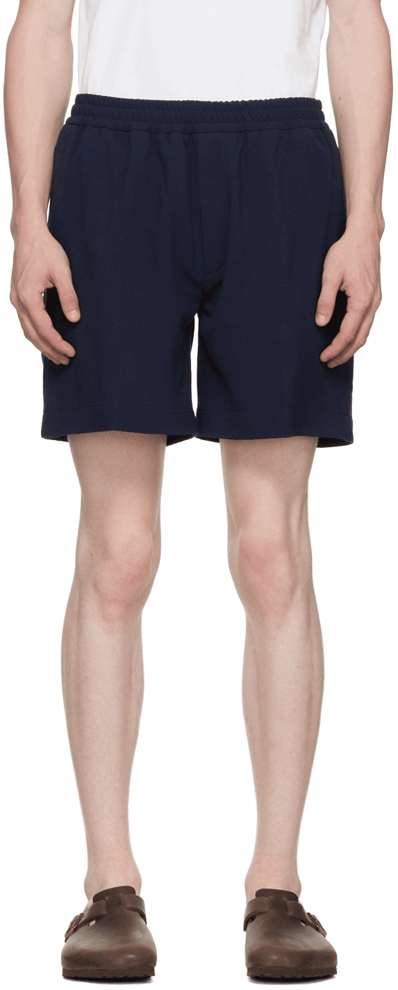 Navy Madero Boxer Shorts - Image 1