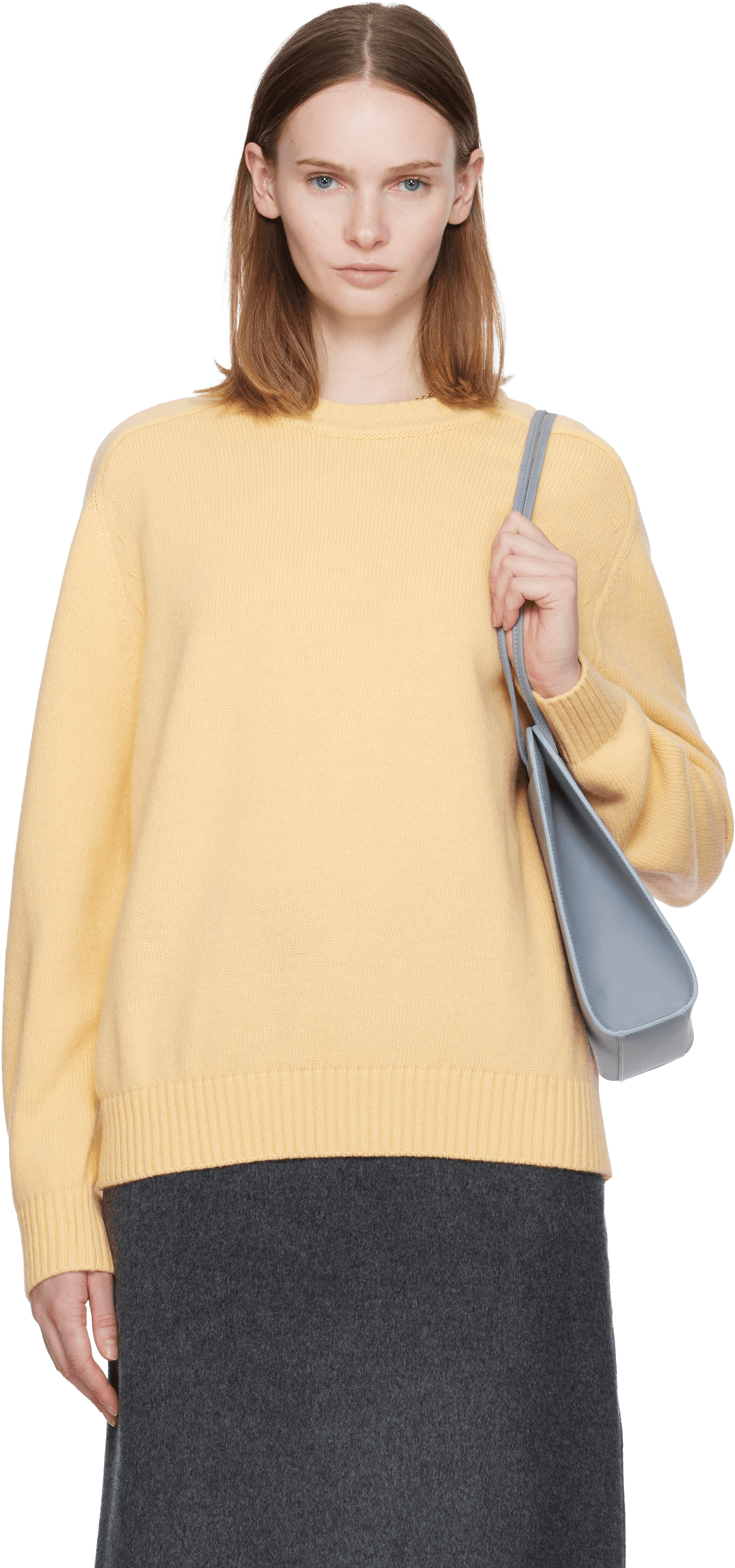 Yellow Jude Round Sweater - Image 1