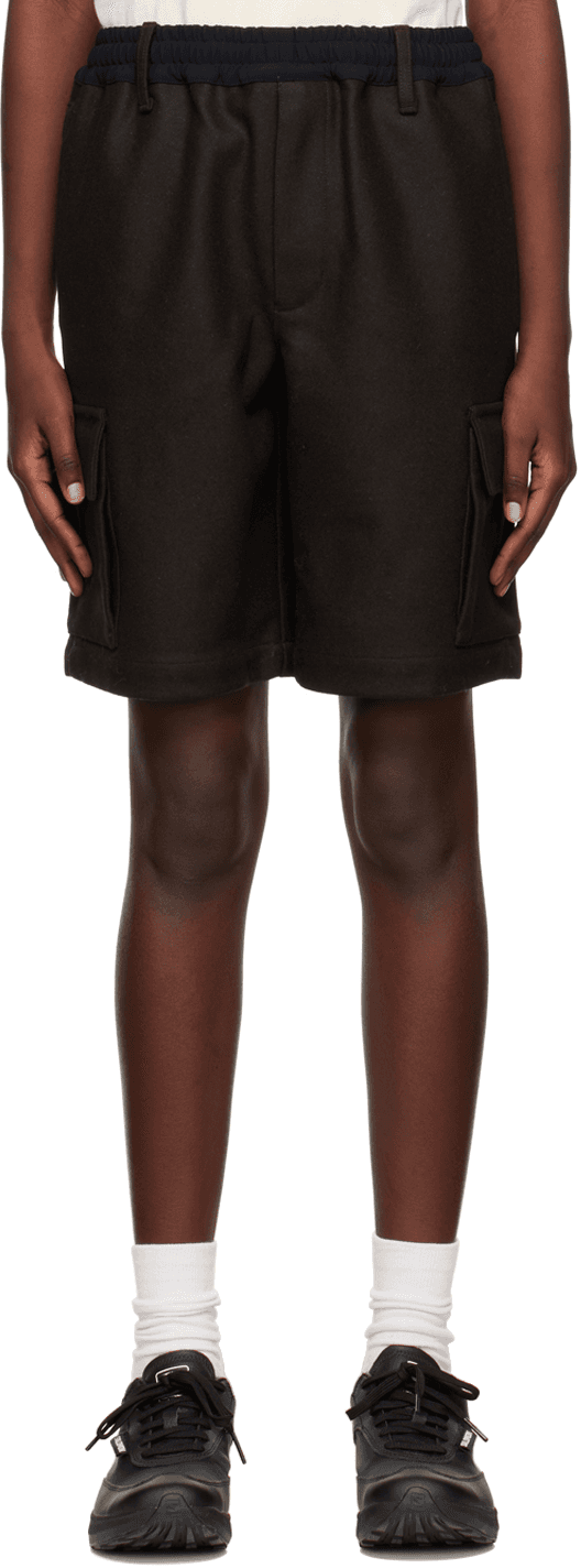 Brown Salomon Edition Panno Utility Shorts - Image 1