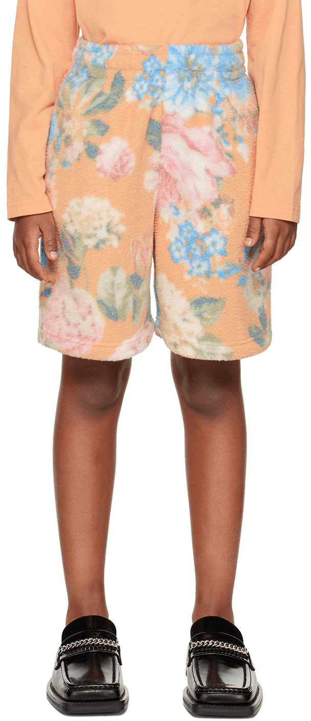 SSENSE Exclusive Kids Orange Shorts - Image 1