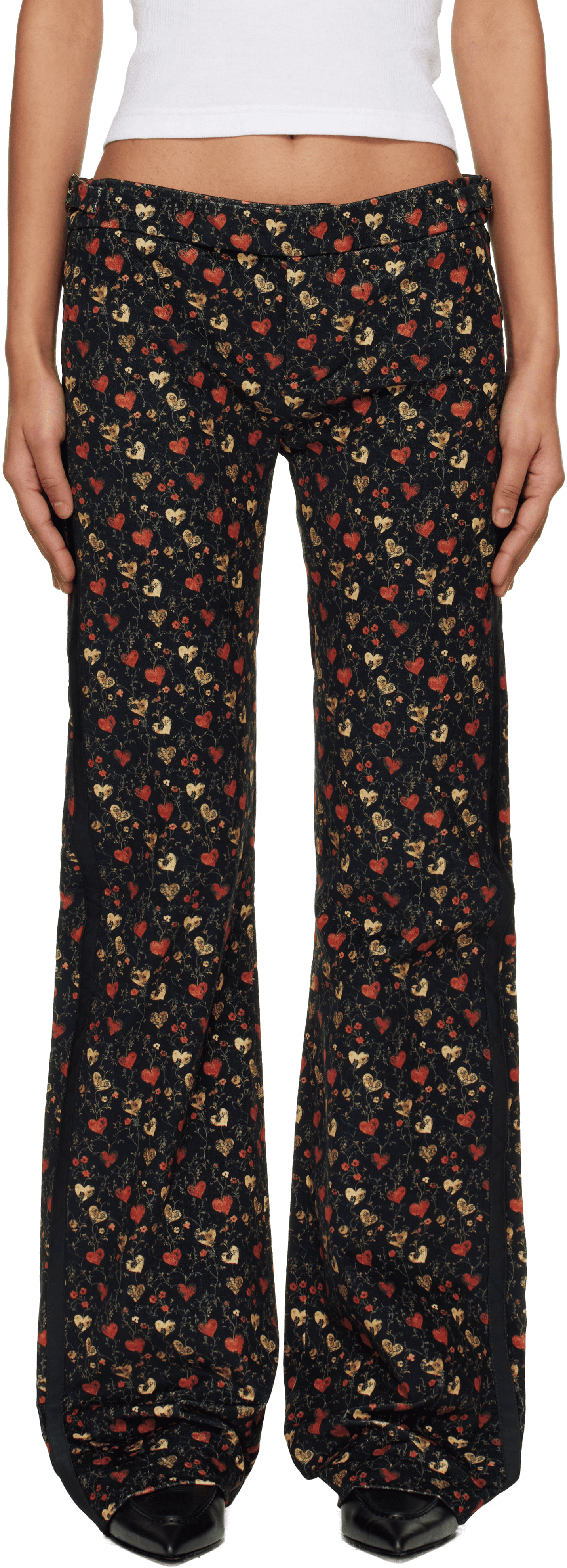 Navy Boy Flare Tuxedo Jeans - Image 1