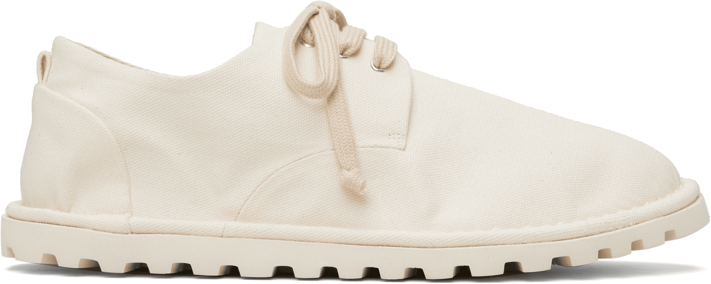 White Sancrispa Milk Cotton Derbys - Image 1