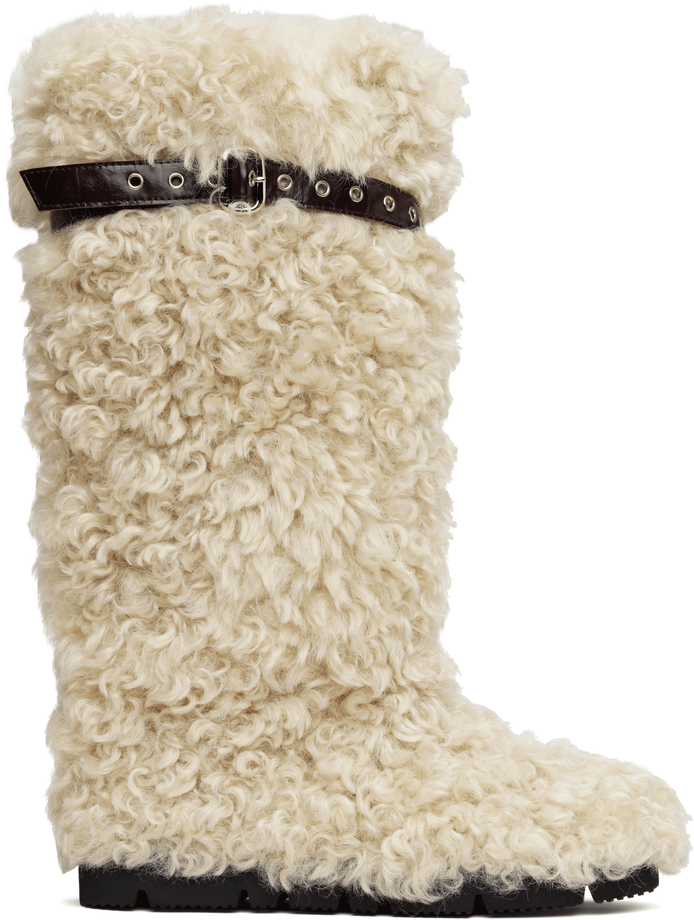Beige Fofo Long Boots - Image 1