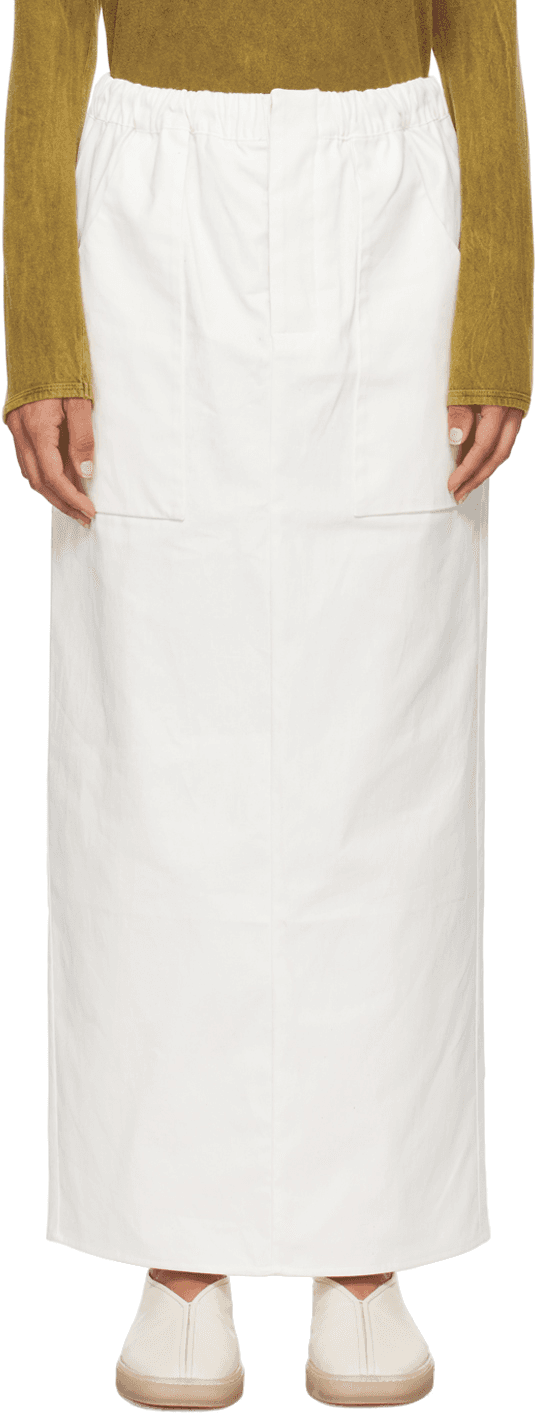 White No.282 Midi Skirt - Image 1