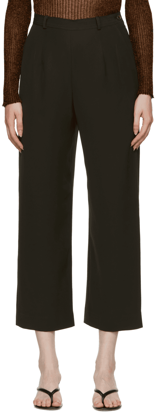 SSENSE Exclusive Brown Alix Trousers - Image 1
