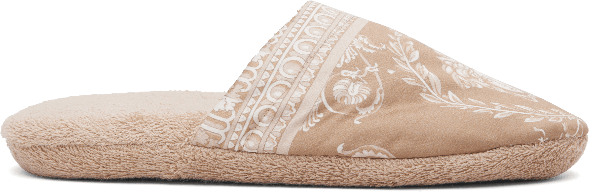 Taupe 'I Heart Baroque' Slippers - Image 1