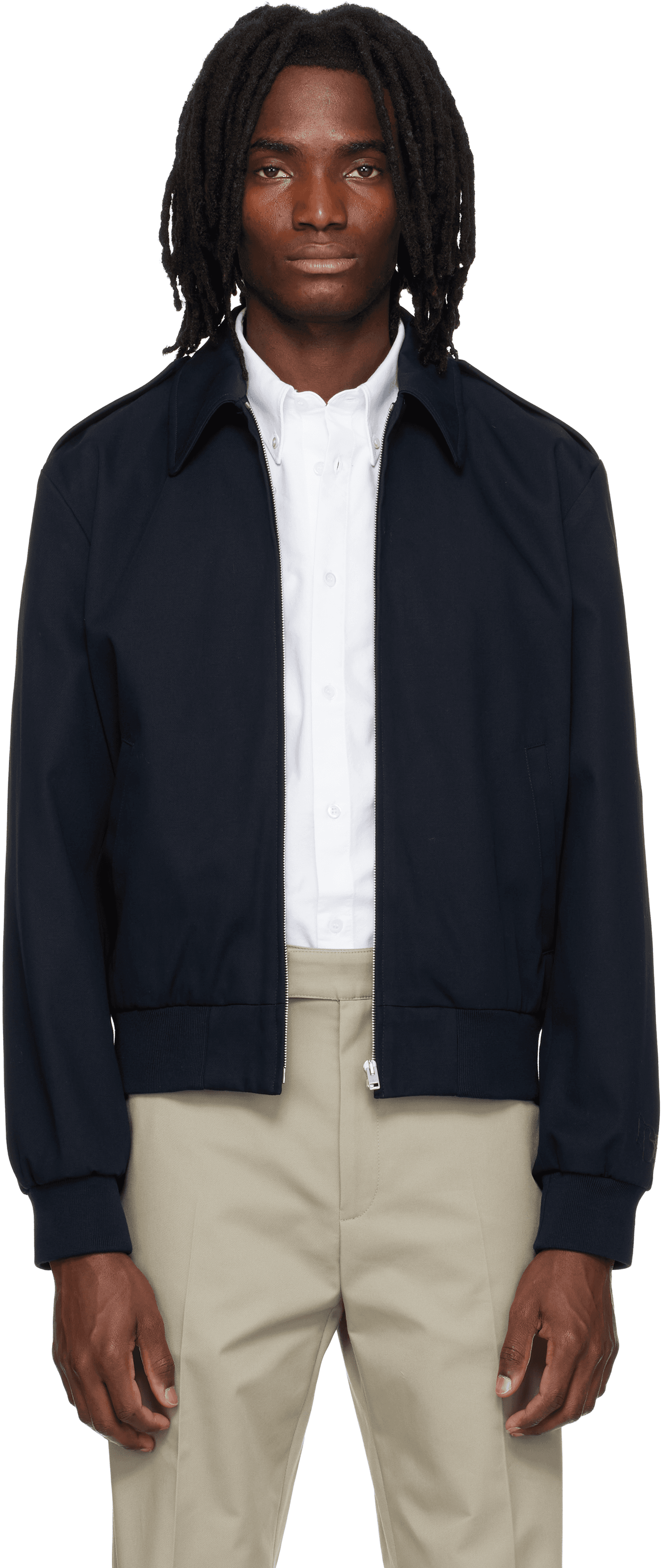 Navy Miles Bomber Jacket - Image 1