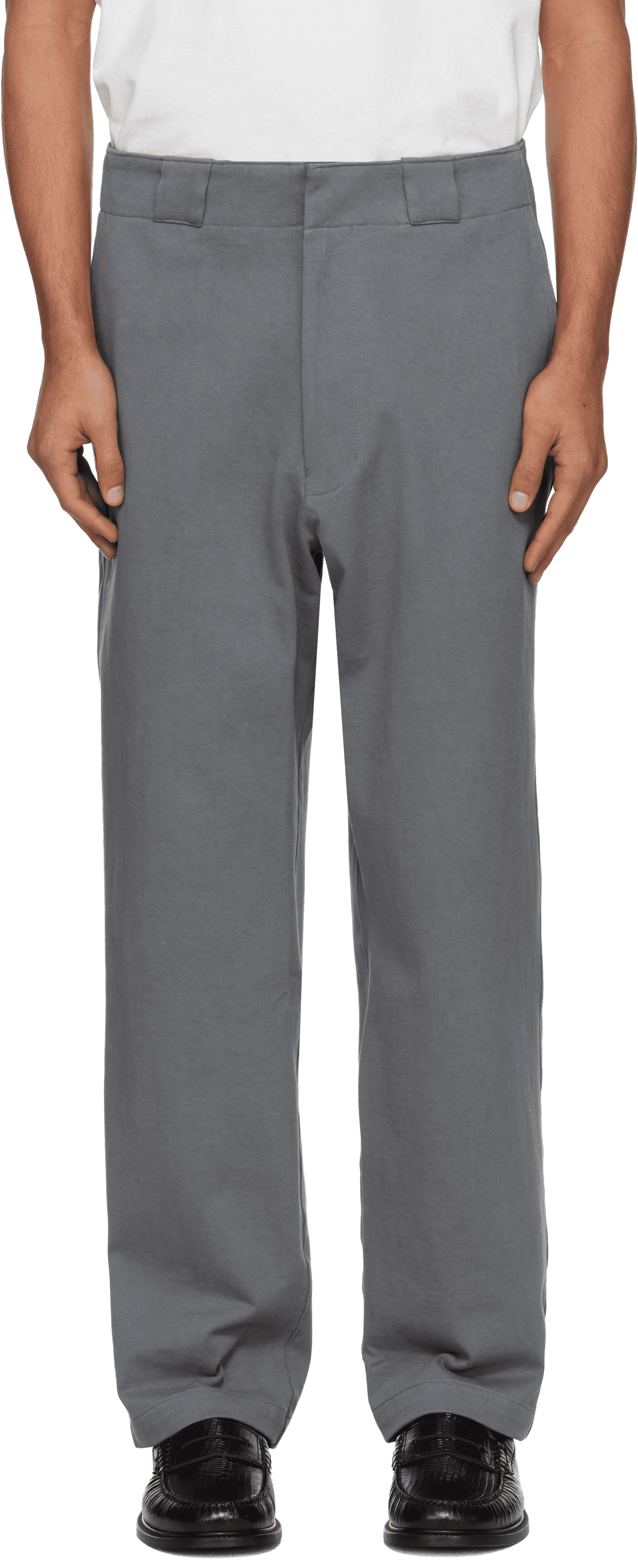 Gray Jersey Trousers - Image 1