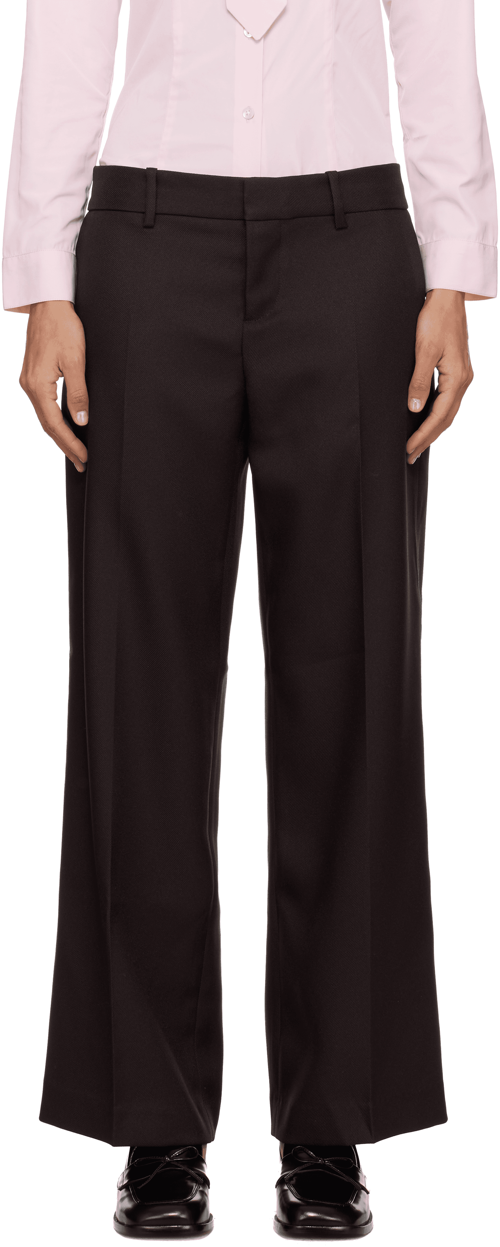 Brown Grandpa Trousers - Image 1