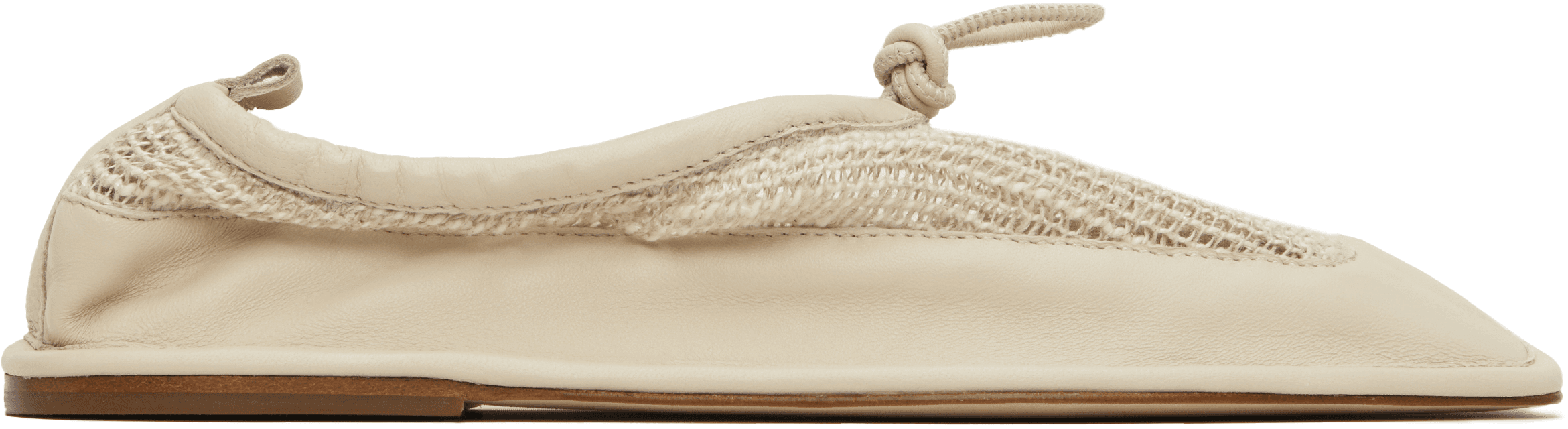 Beige Hereu Edition Puntera Ballerina Flats - Image 1