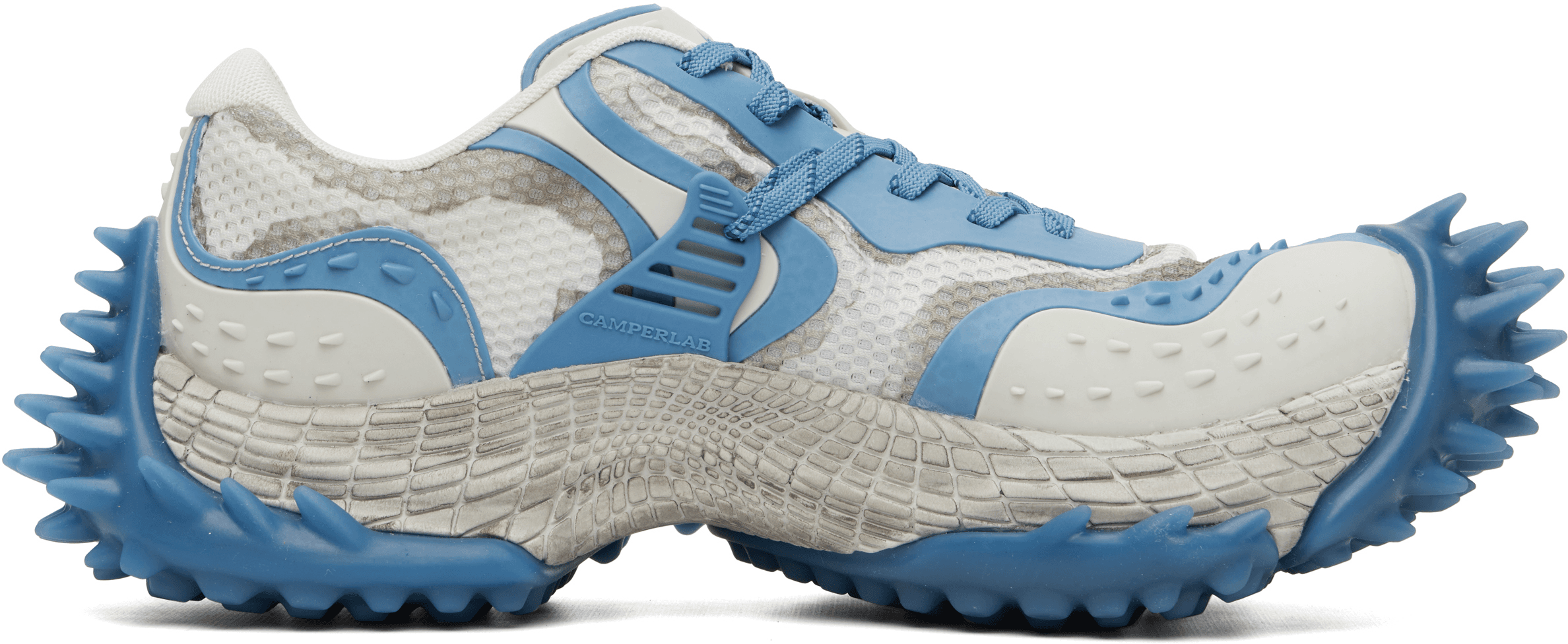 Blue & Off-White Tornado Sneakers - Image 1