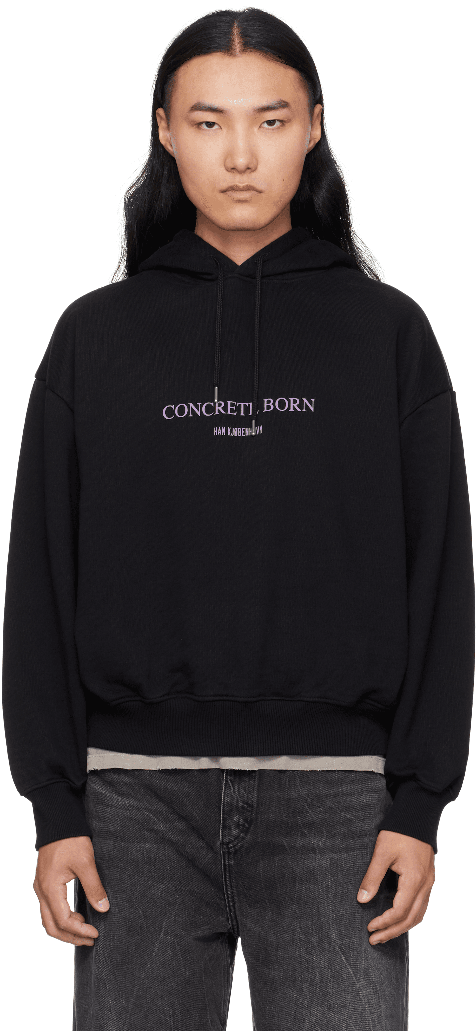 Black Logo Oversized Hoodie - Image 1