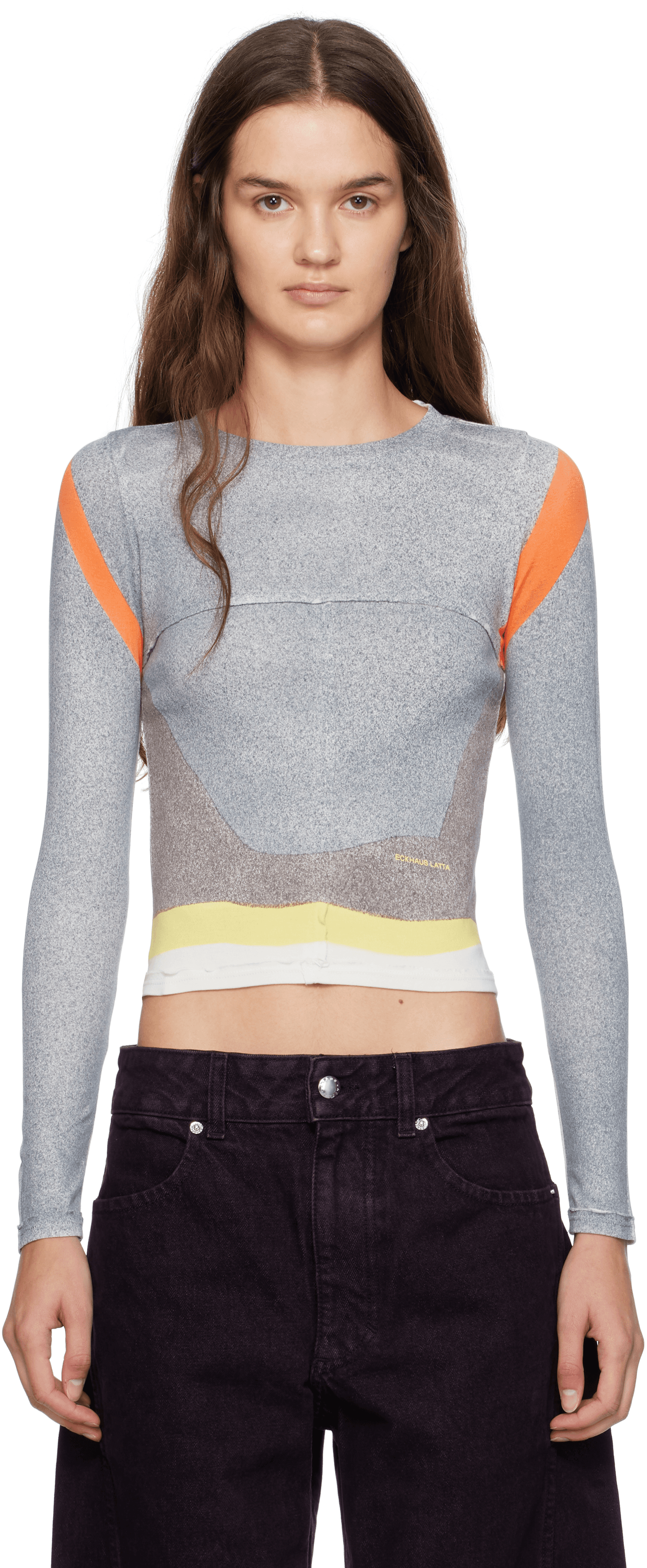 Multicolor Lapped Baby Crewneck T-shirt - Image 1