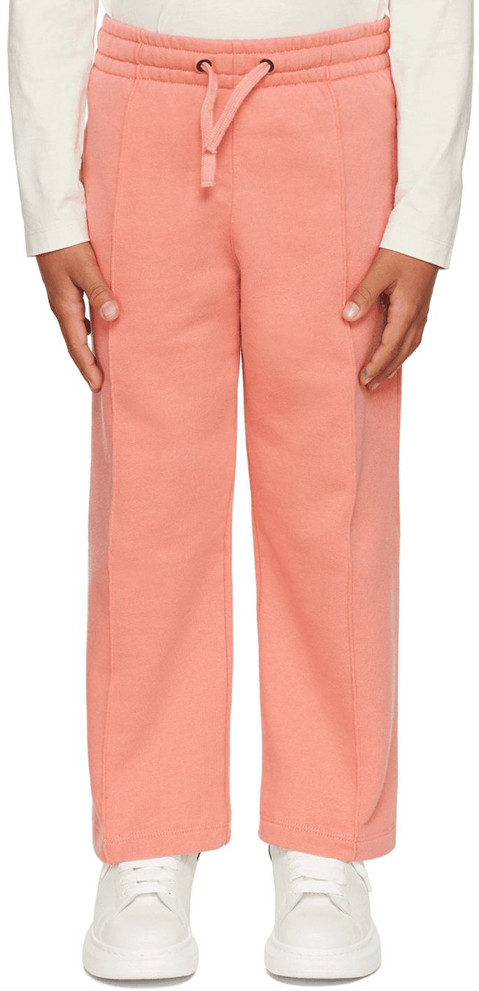 Kids Pink Basic Lounge Pants - Image 1