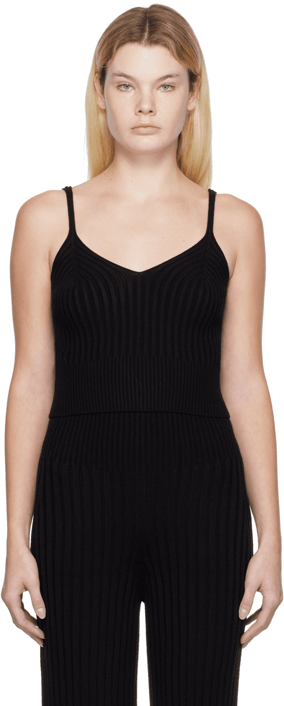 Black Den Seamless Tank Top - Image 1