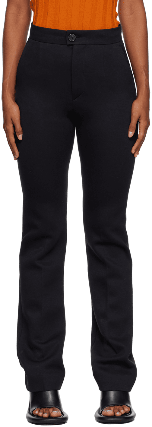Black Four-Pocket Trousers - Image 1