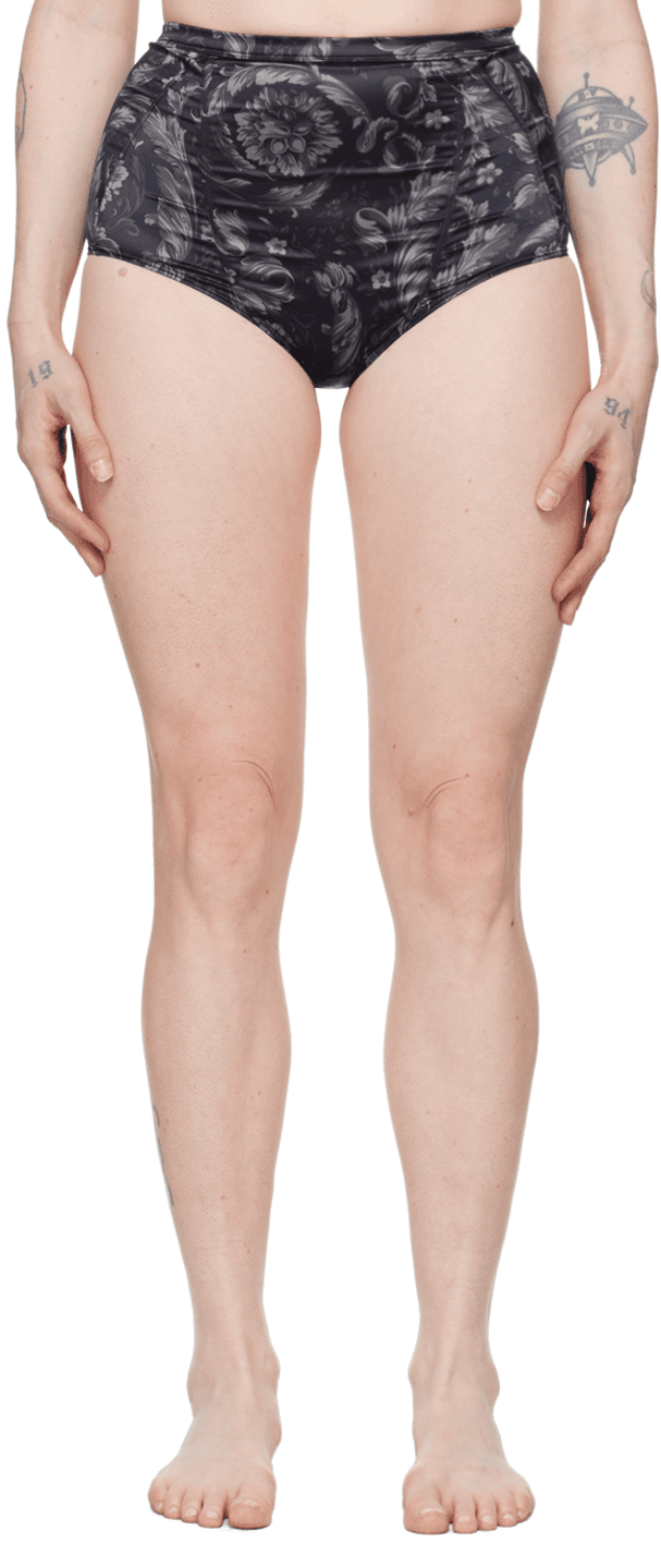 Black Barocco Briefs - Image 1