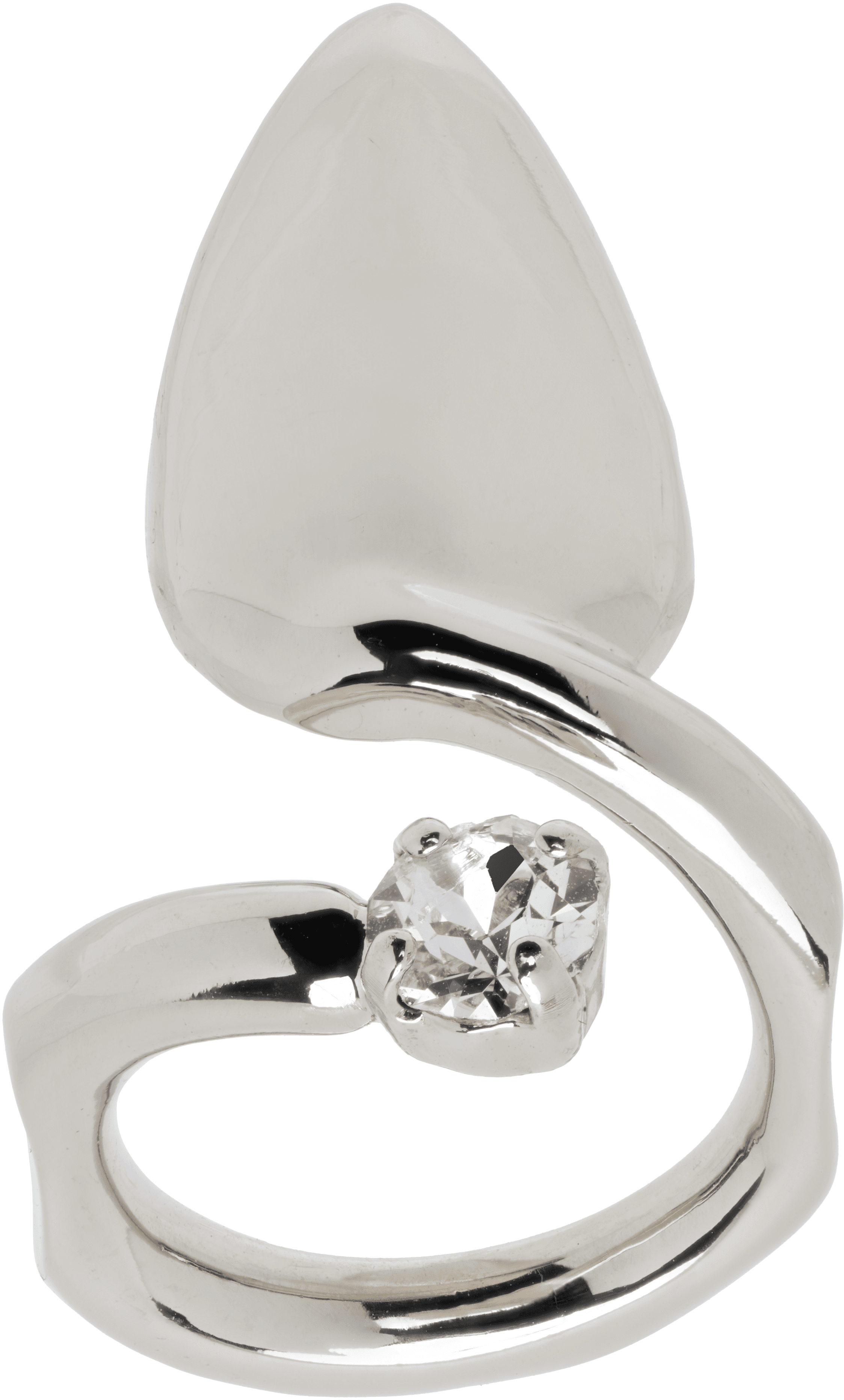 Luce Crystal Nail Ring - Image 1