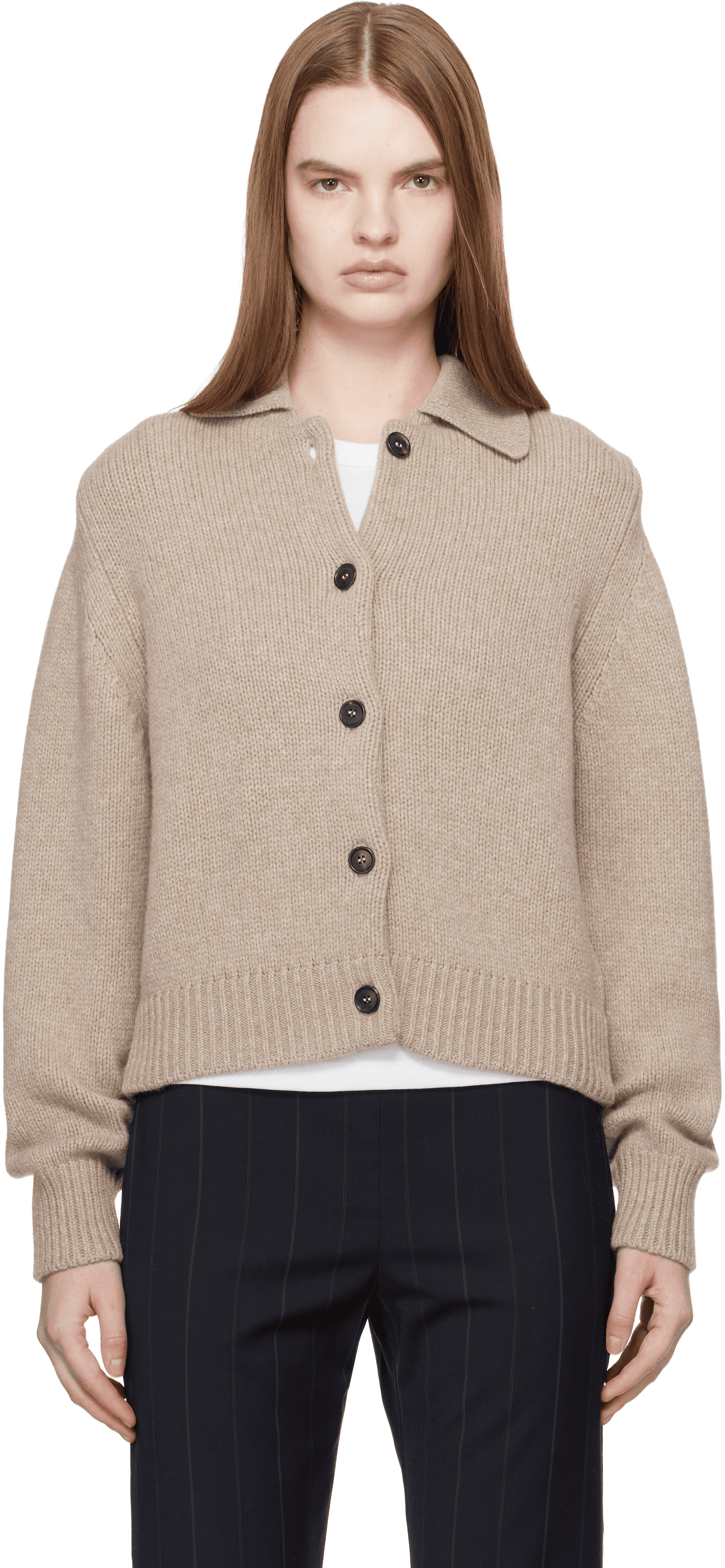 Beige Winny Collared Jacket - Image 1
