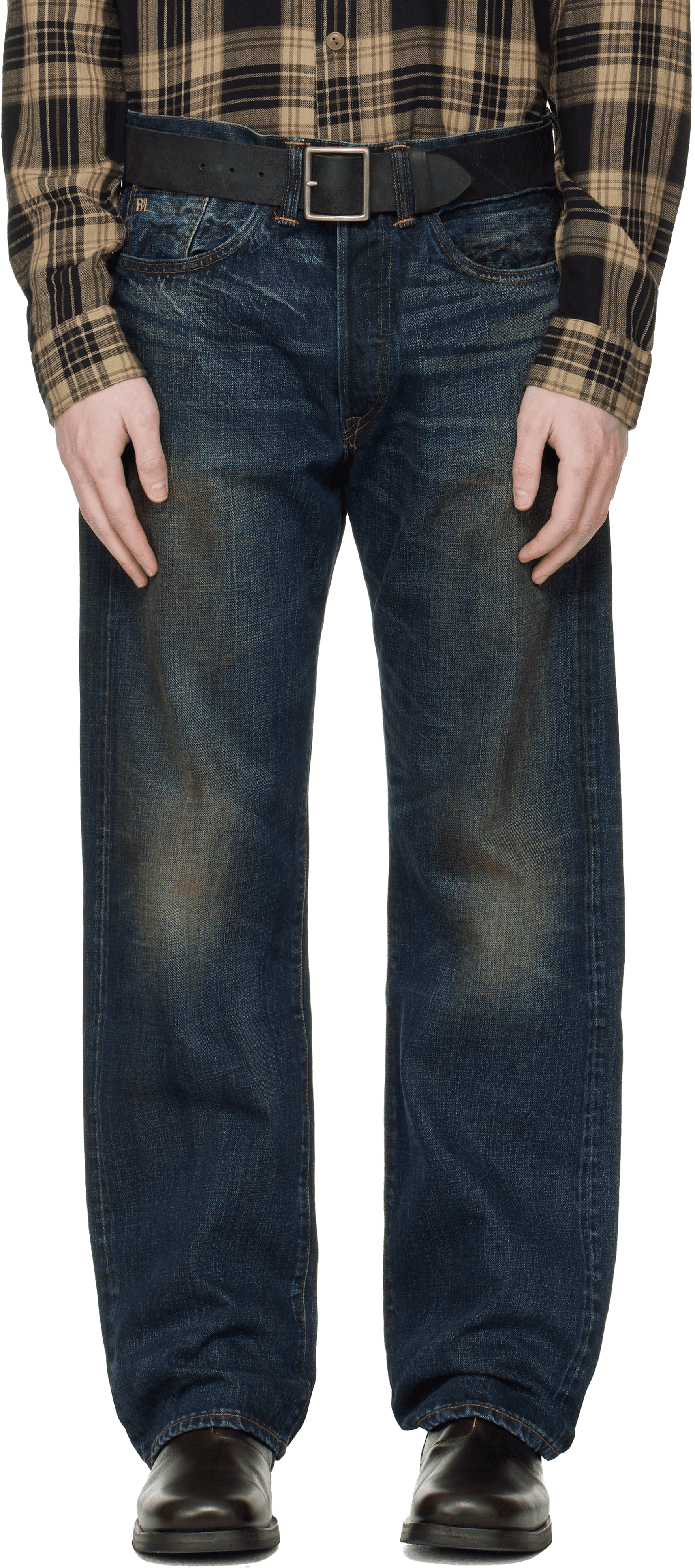 Blue Vintage 5-Pocket Givins Jeans - Image 1