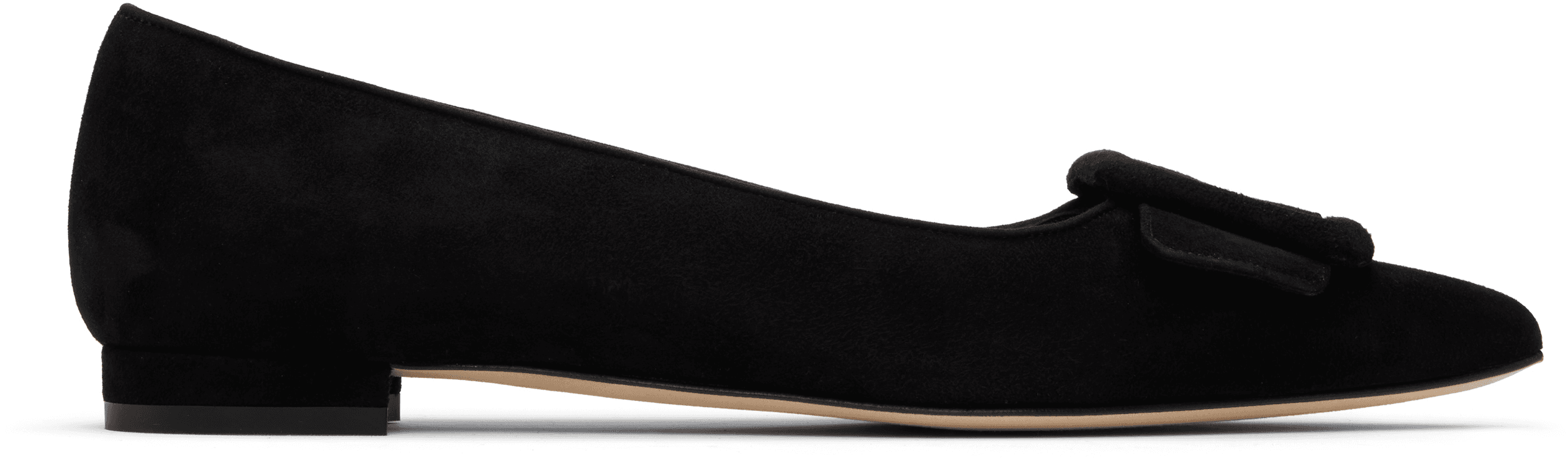 Black Maysale Pump Ballerina Flats - Image 1